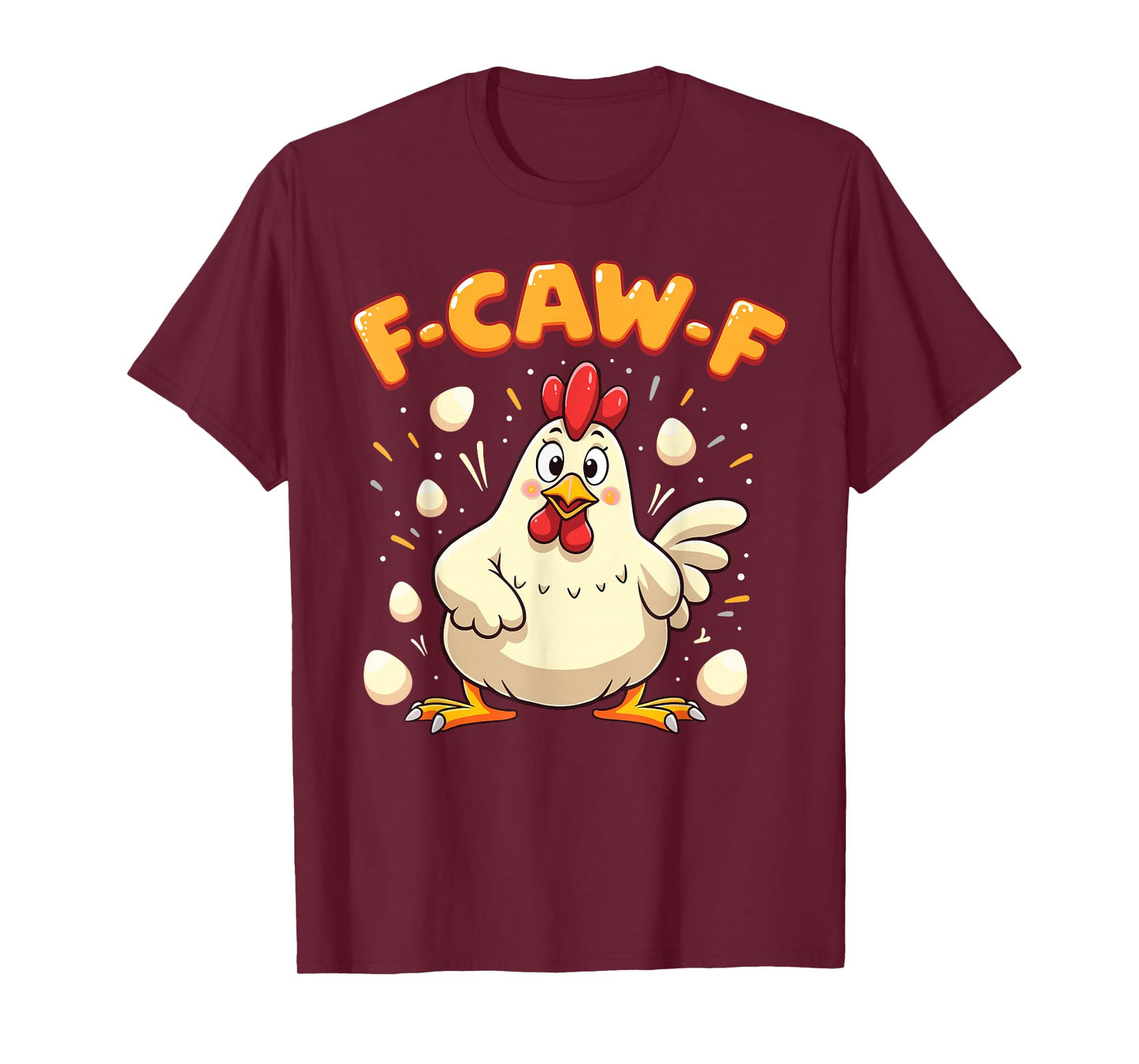F-Caw-F Funny Gothic FCAWF Chicken Raven T-Shirt