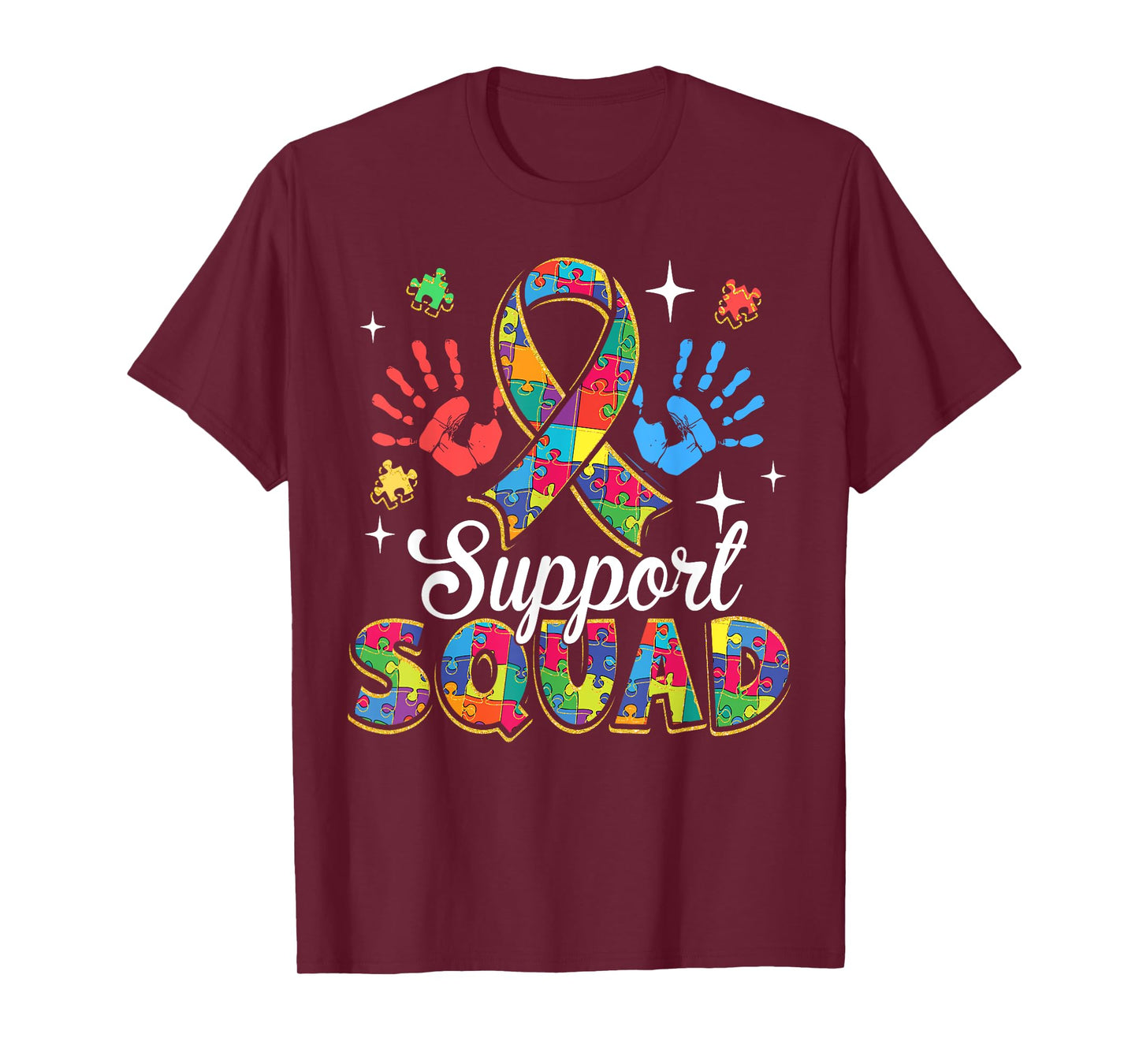 Autism Awareness Autism Support Squad Family T-Shirt