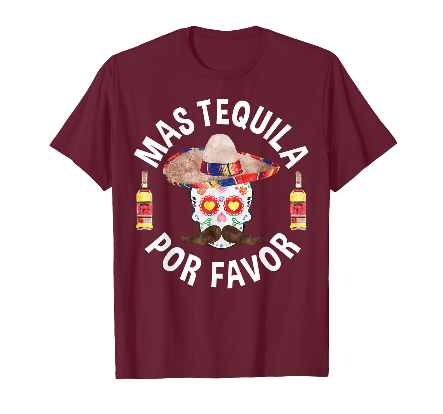 Mas Tequila Por Favor Shirt Men Women Cinco De Mayo T-Shirt