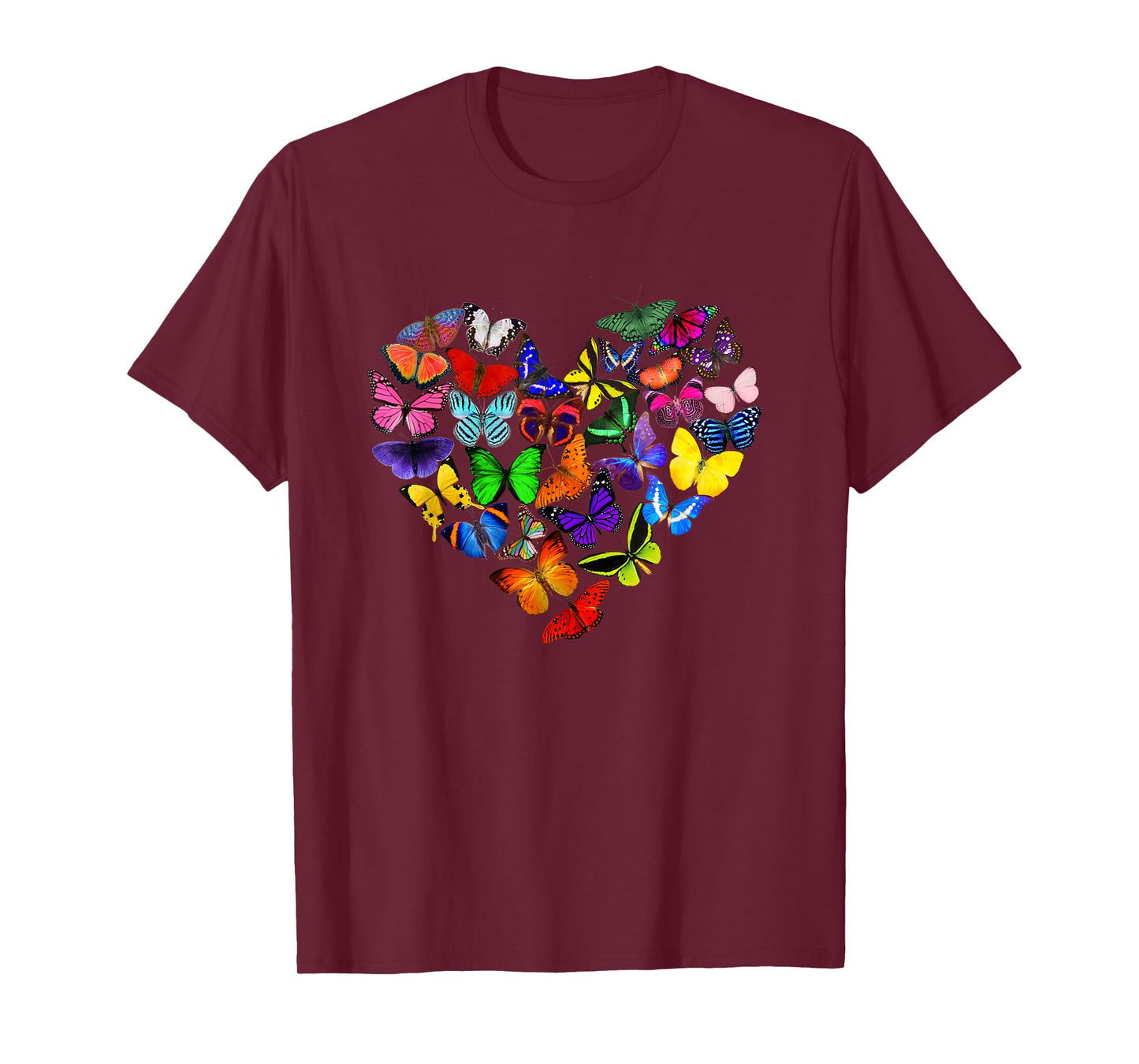Heart Full of Butterflies Butterfly Love Valentine's Day T-Shirt