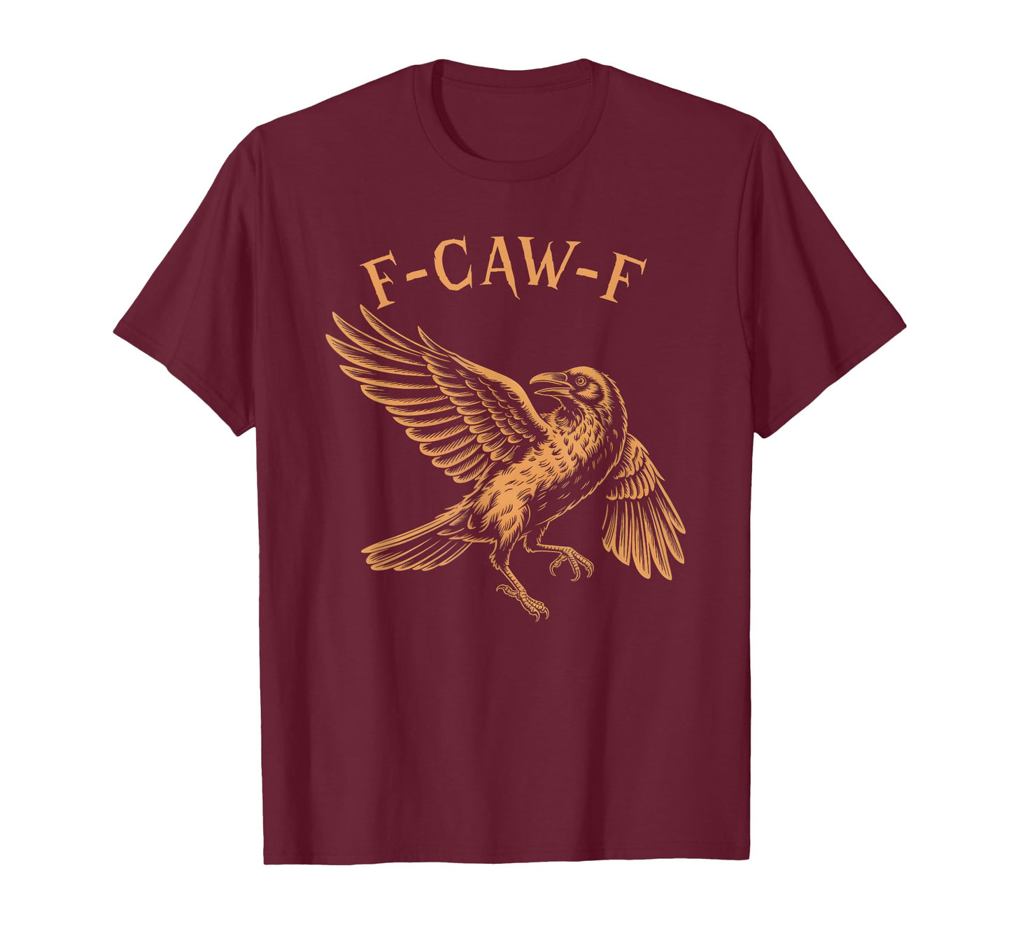 F-Caw-F Black Crow Gothic Raven T-Shirt
