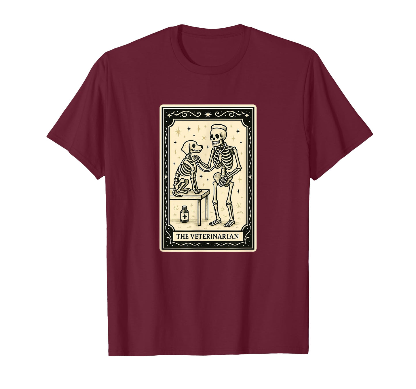 Veterinarian Tarot Card - Halloween Spooky Gothic Witchy Vet T-Shirt