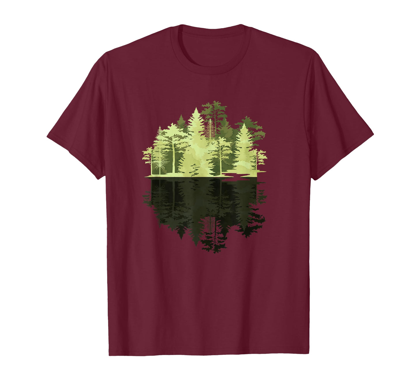 Outdoors Wildlife Trees Nature Reflection Forest T-Shirt
