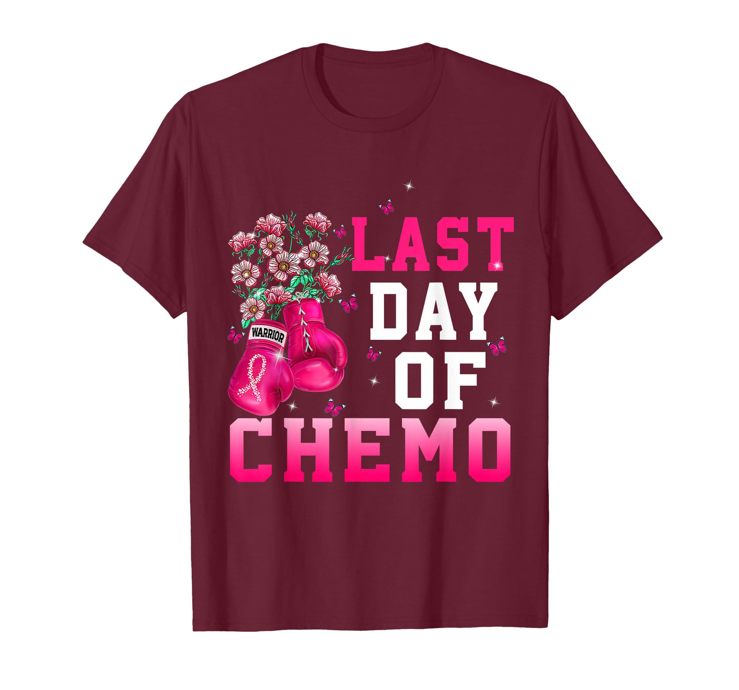 Breast Cancer Awareness Last Day Of Chemo Warrior T-Shirt