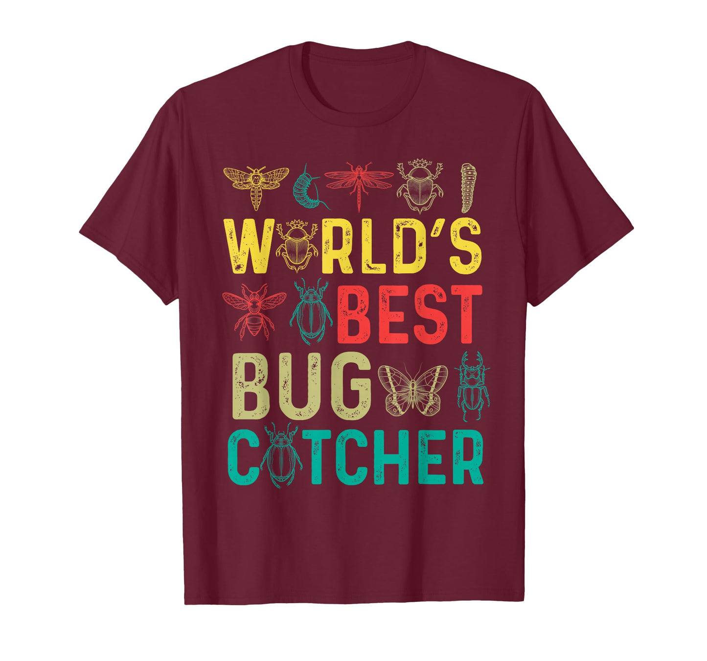 World Best Bug Catcher Insect Hunter Butterfly Collector T-Shirt