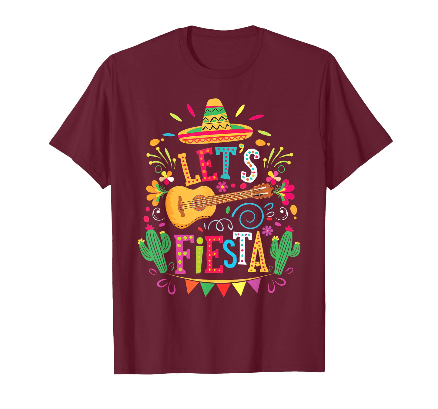 Lets Fiesta Mexican Family Fiesta Squad Cinco De Mayo Kid T-Shirt