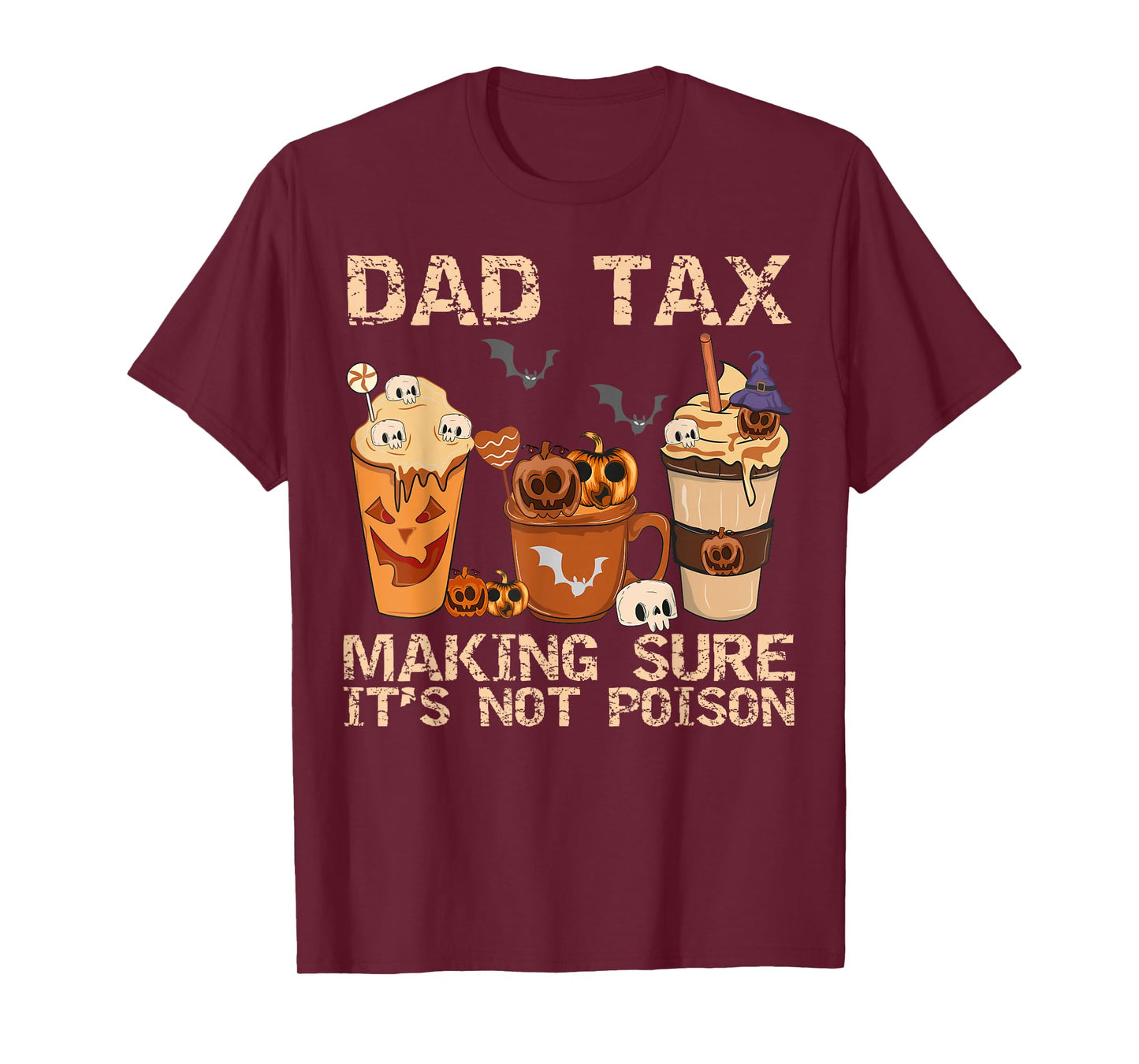 Funny Daddy Boo Halloween Family Matching Costume Ghost Dad T-Shirt