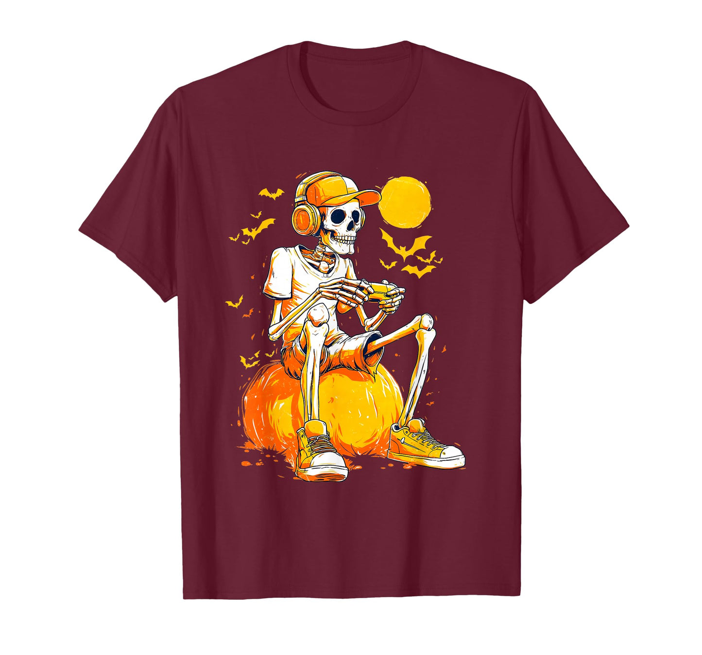 Skeleton Gamer Halloween Skeleton Halloween Game Controller T-Shirt
