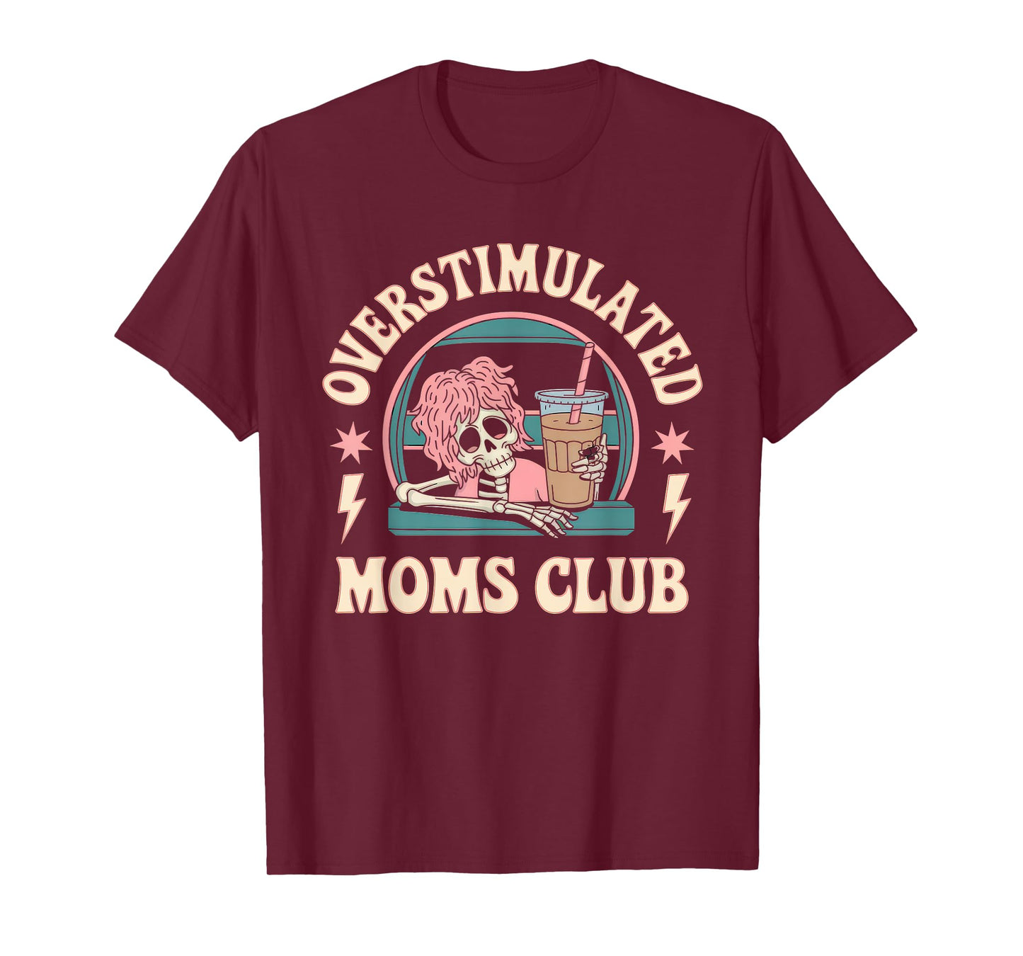 Overstimulated Moms Club Tshirt Mom Depression Mental Health T-Shirt