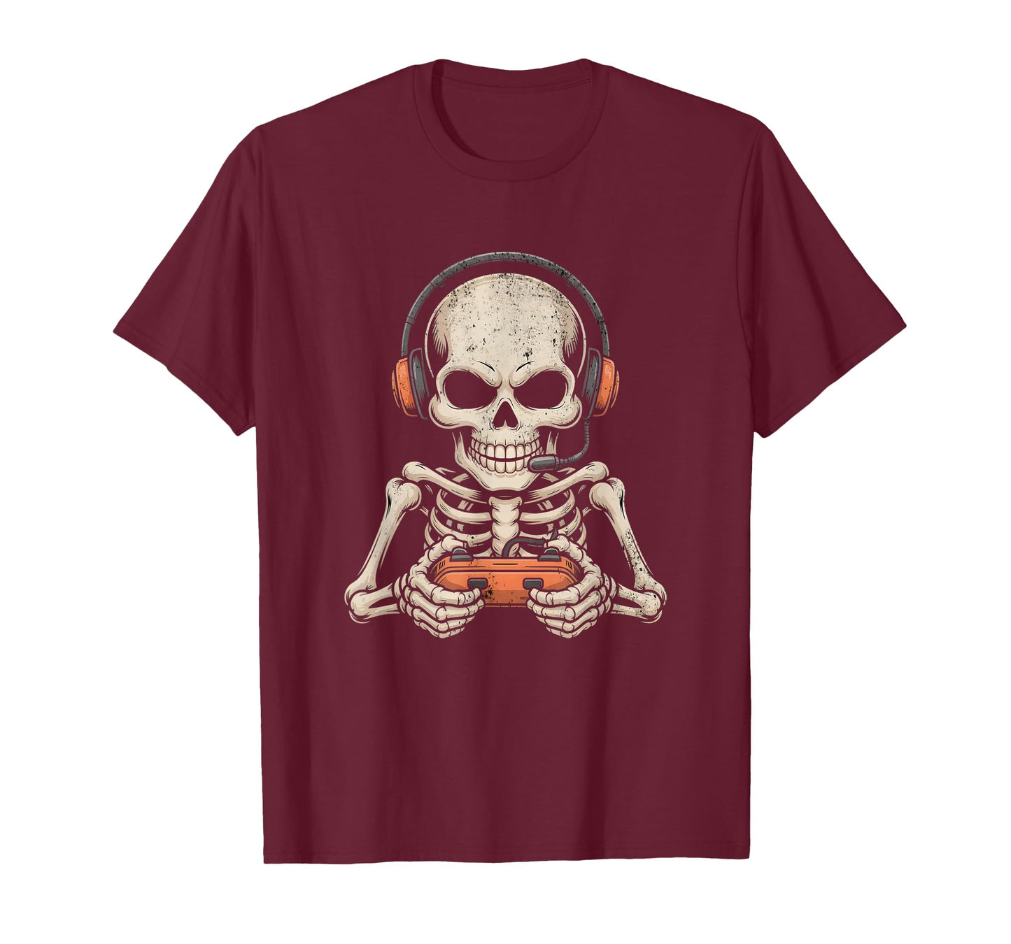 Halloween Gamer Controller Skeleton Gaming T-Shirt