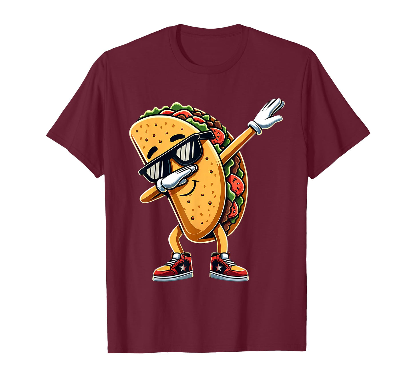 Cinco de Mayo Dabbing Taco Funny Mexican Food Boys Girl Kids T-Shirt