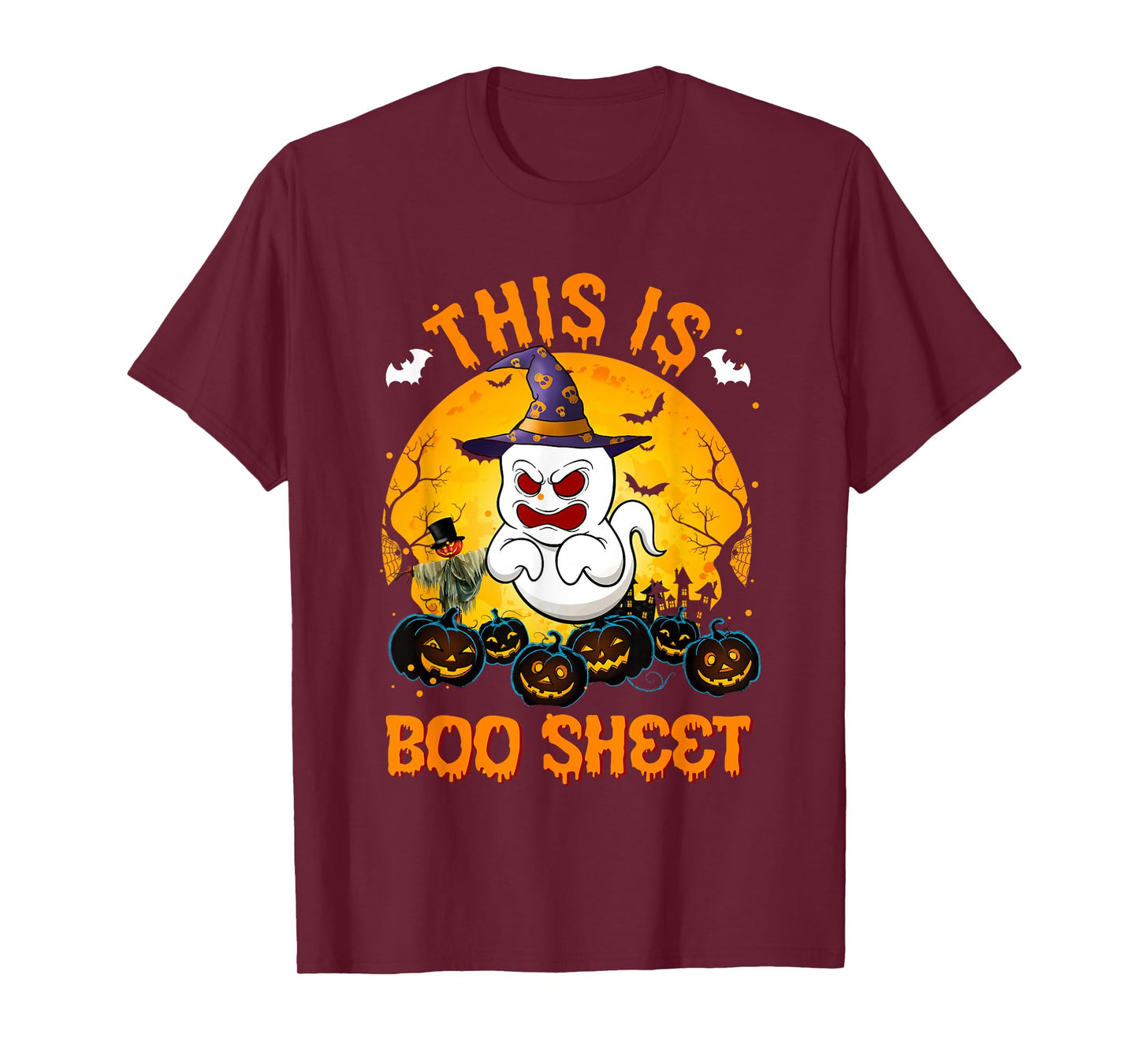 This is Some Boo Sheet Ghost Funny Halloween Men Women T-Shirt