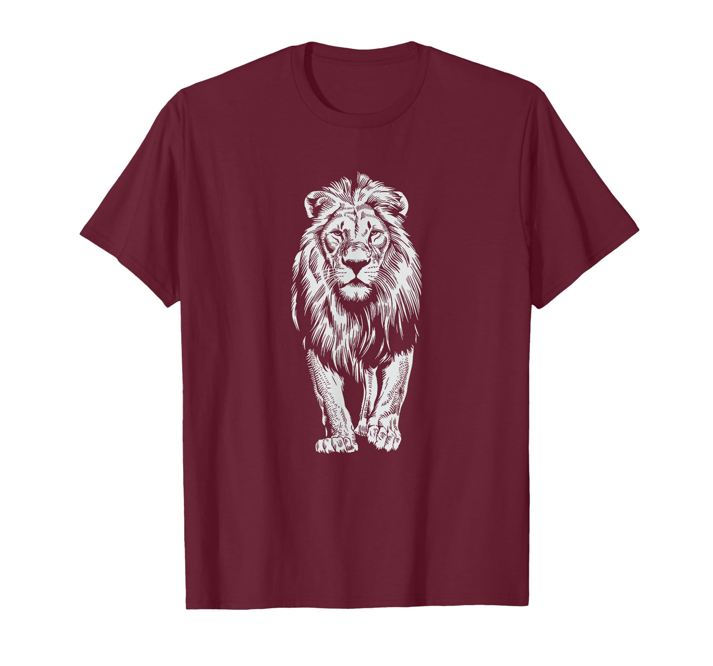 White Paint Art Lion Lions T-Shirt