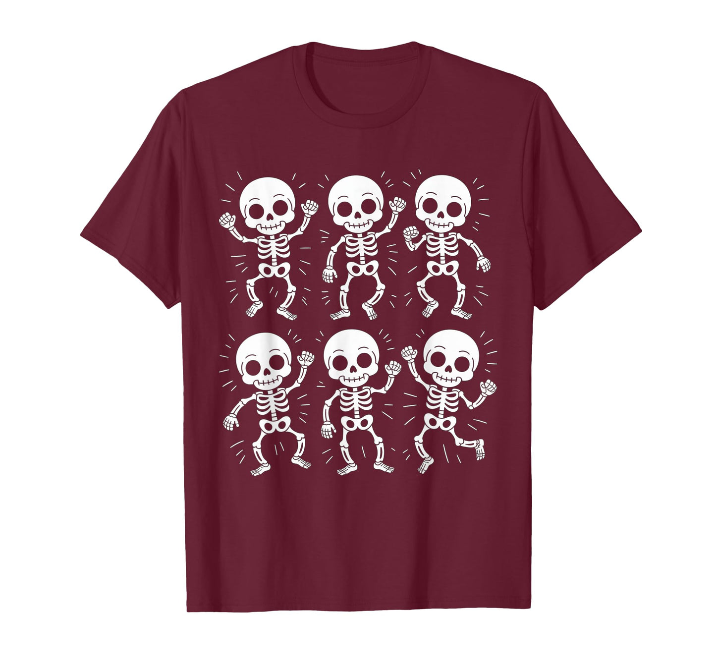 Dancing Skeletons Dance Challenge Boys Girl Kids Halloween T-Shirt