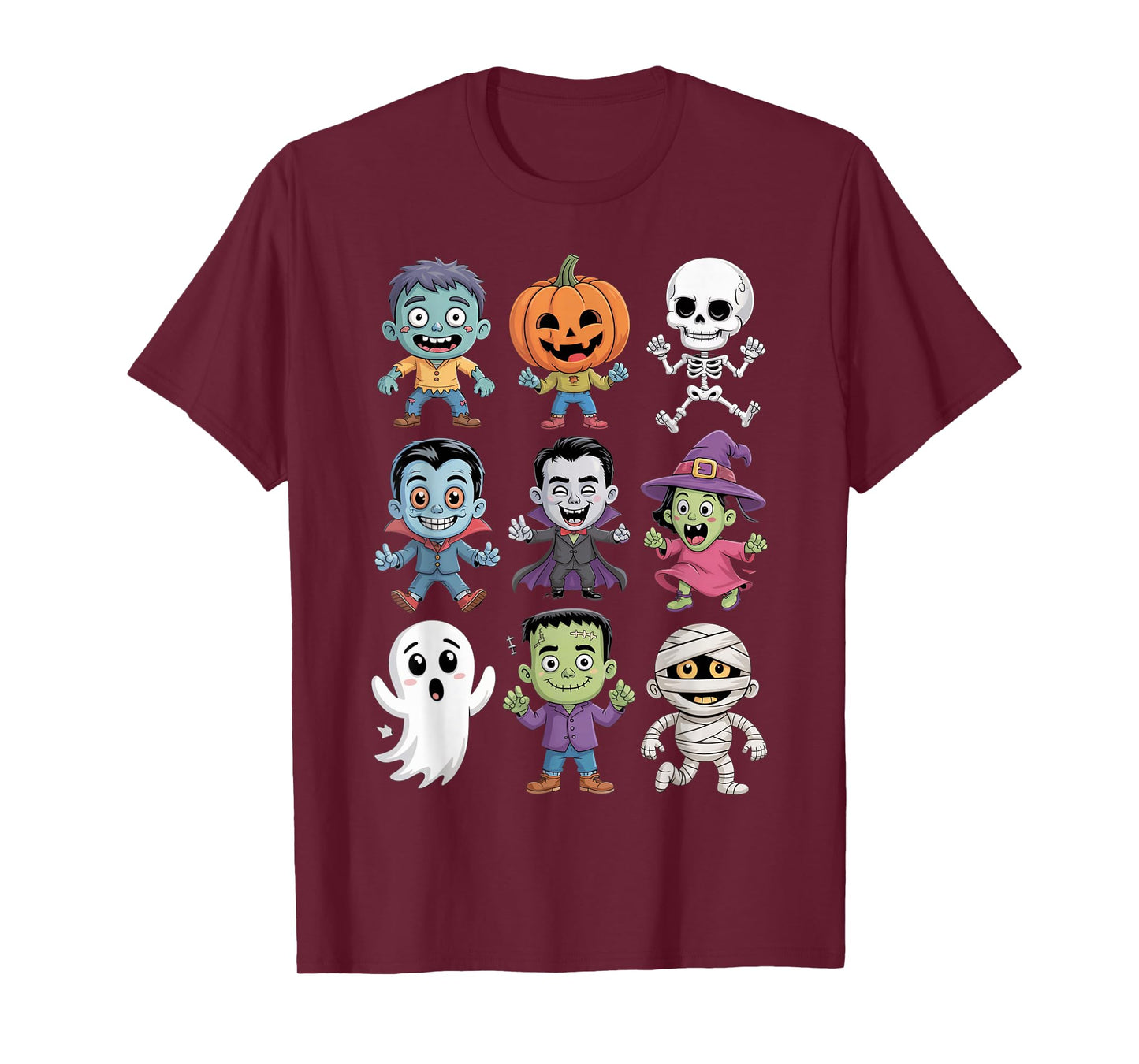 Halloween Monsters Squad for Kids Trick Or Treat Party Night T-Shirt