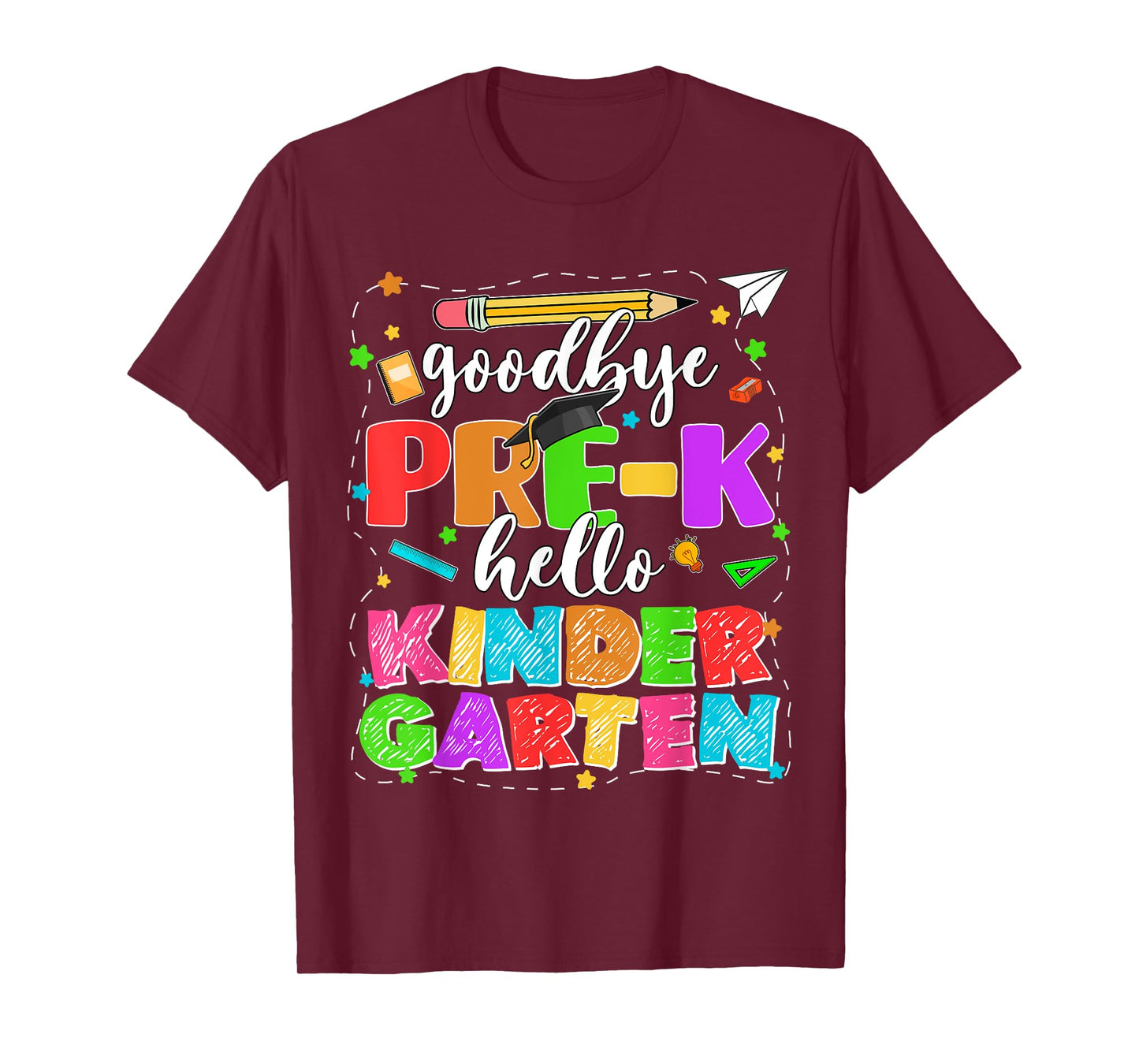 Goodbye Pre K Graduation Last Day Of School Teacher Boy Girl T-Shirt