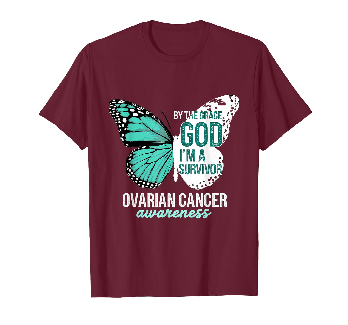 I'm A Survivor Teal Ribbon Ovarian Cancer Awareness Month T-Shirt