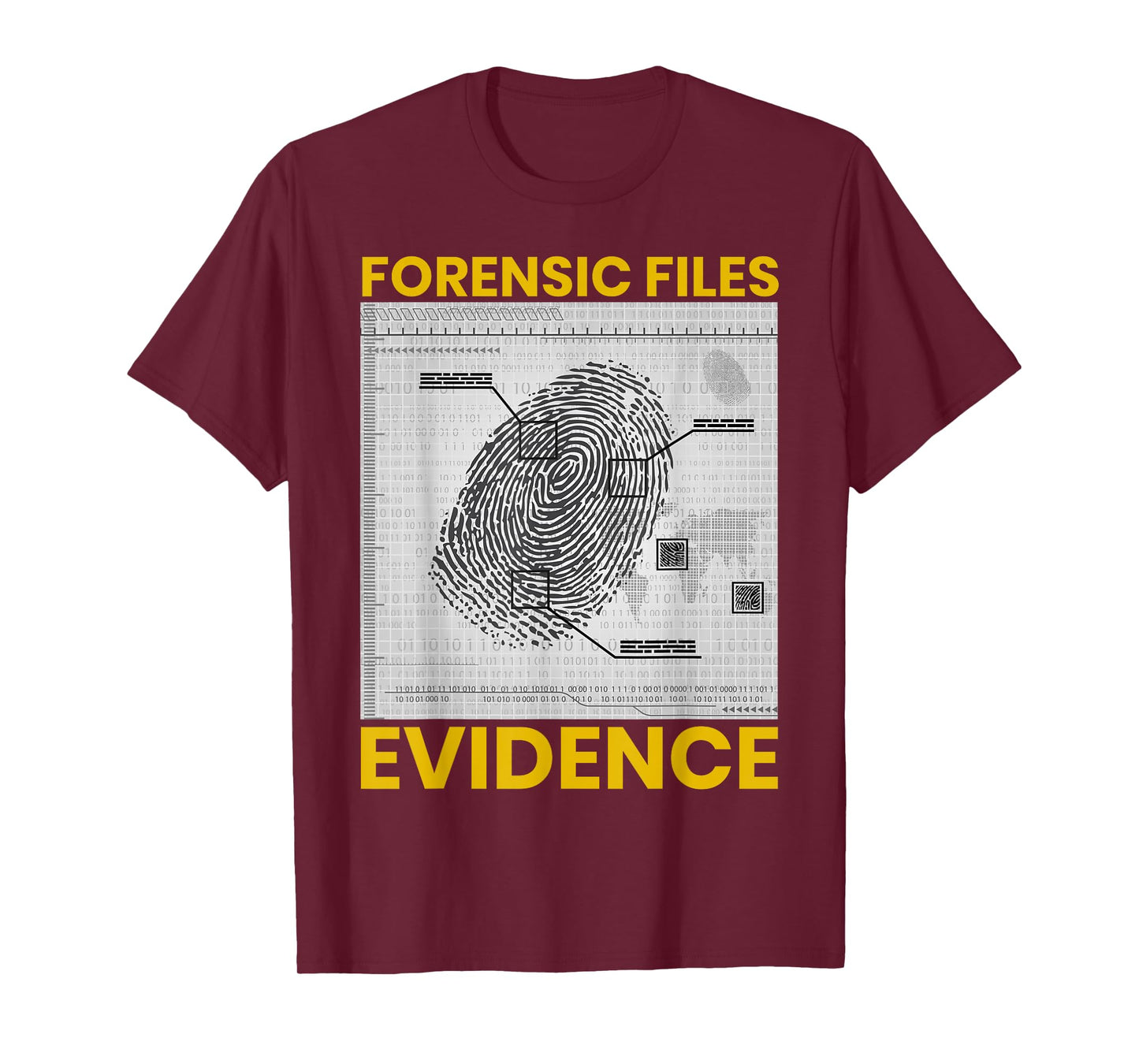 Funny Forensic Scientist Science Forensic Files Evidence T-Shirt