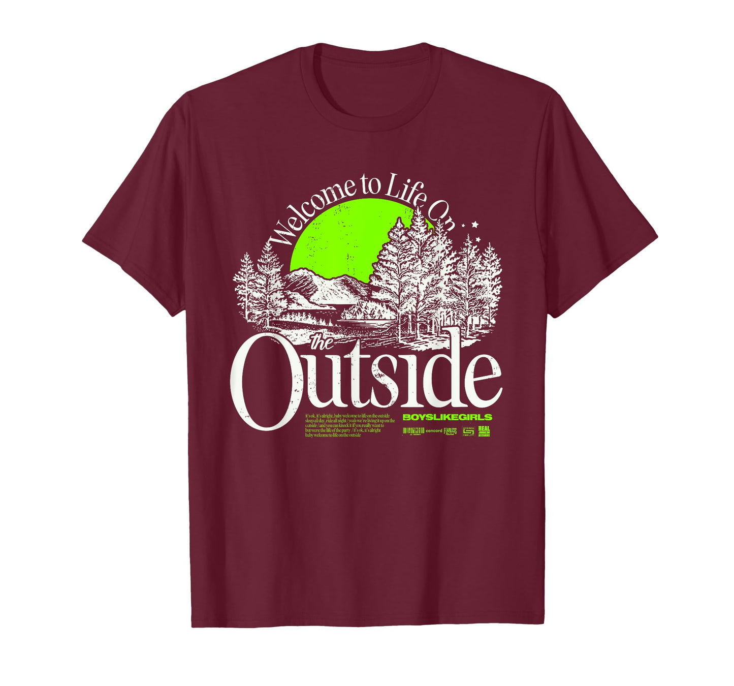 BOYS LIKE GIRLS - THE OUTSIDE T-Shirt