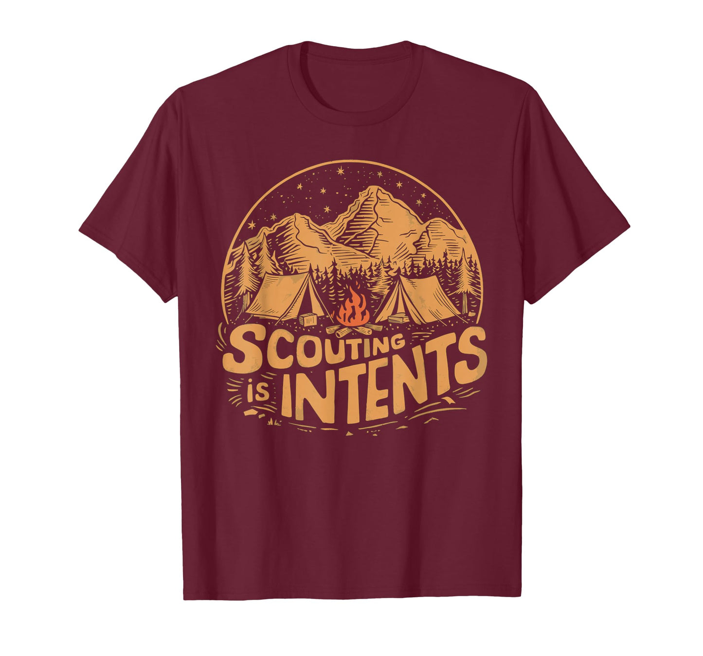 Scouting is Intents Funny Scout Camper Camping T-Shirt