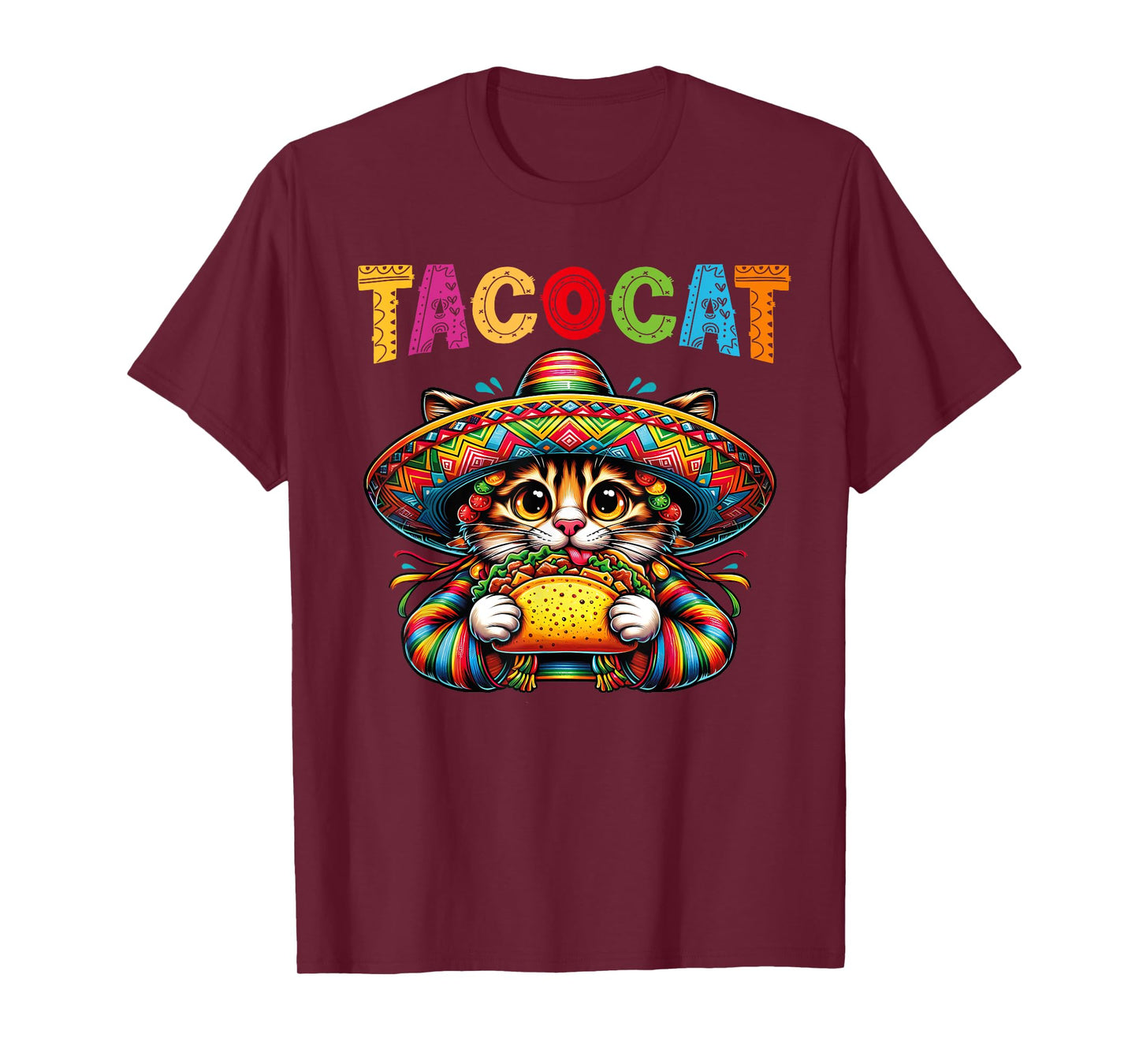 Taco Cat For Women & Kids - Tacocat Cinco de Mayo Outfit T-Shirt