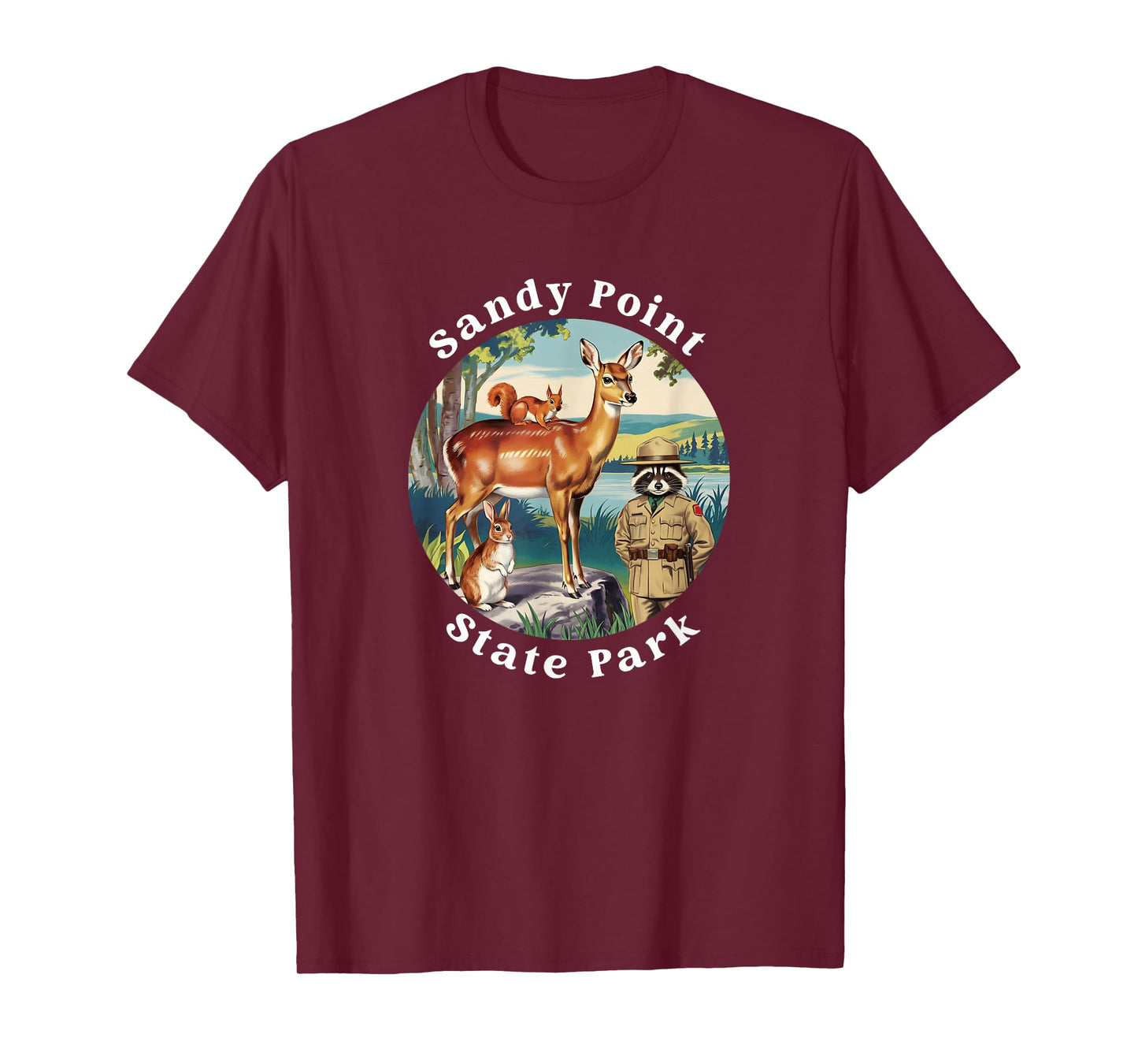 Sandy Point State Park Maryland Outdoors Vacation Souvenir T-Shirt