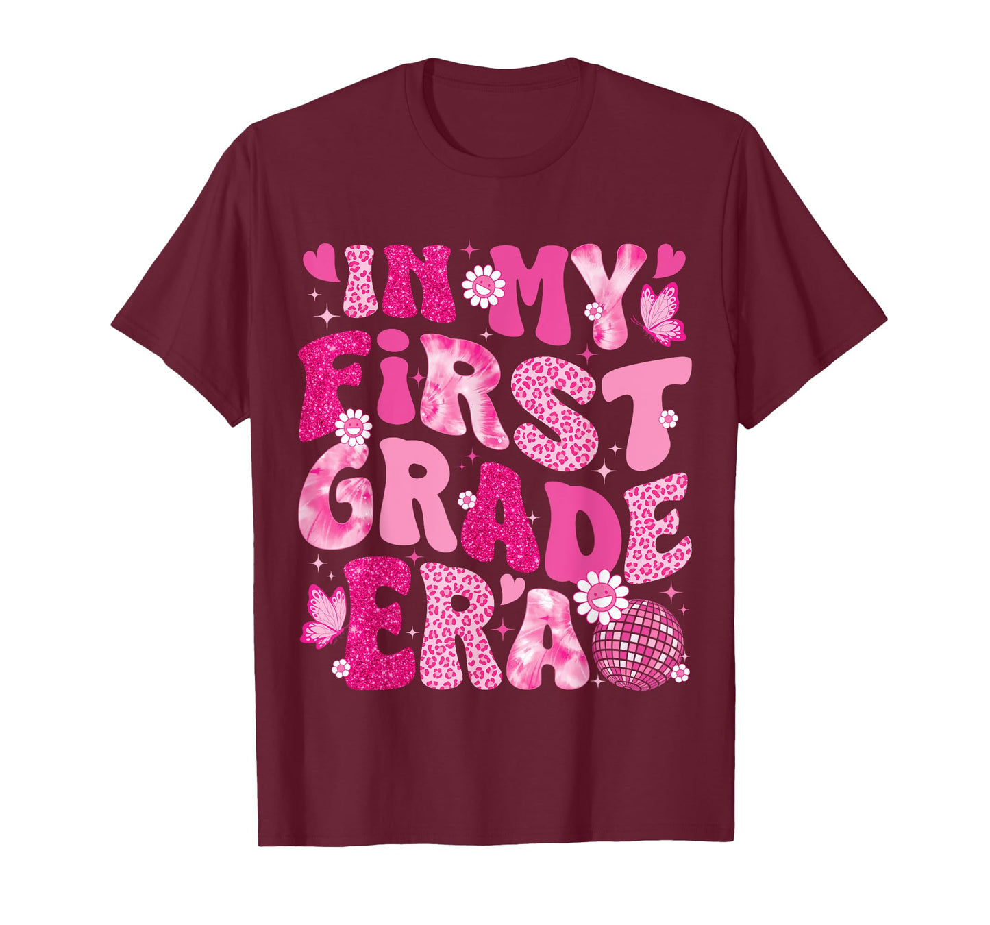 In My First Grade Era Teachers Women Back To School Girls T-Shirt