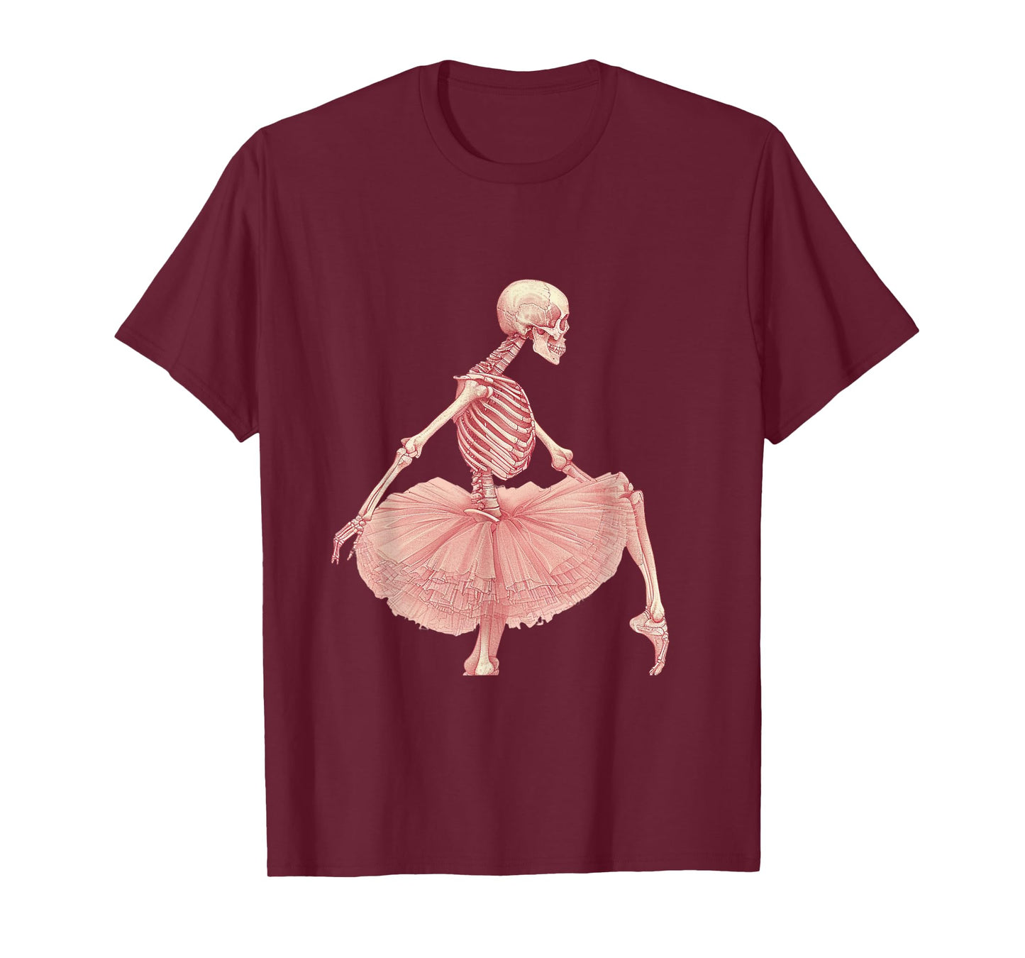 Skeleton Ballerina Art Ballet Skeleton Design Dance of Death T-Shirt