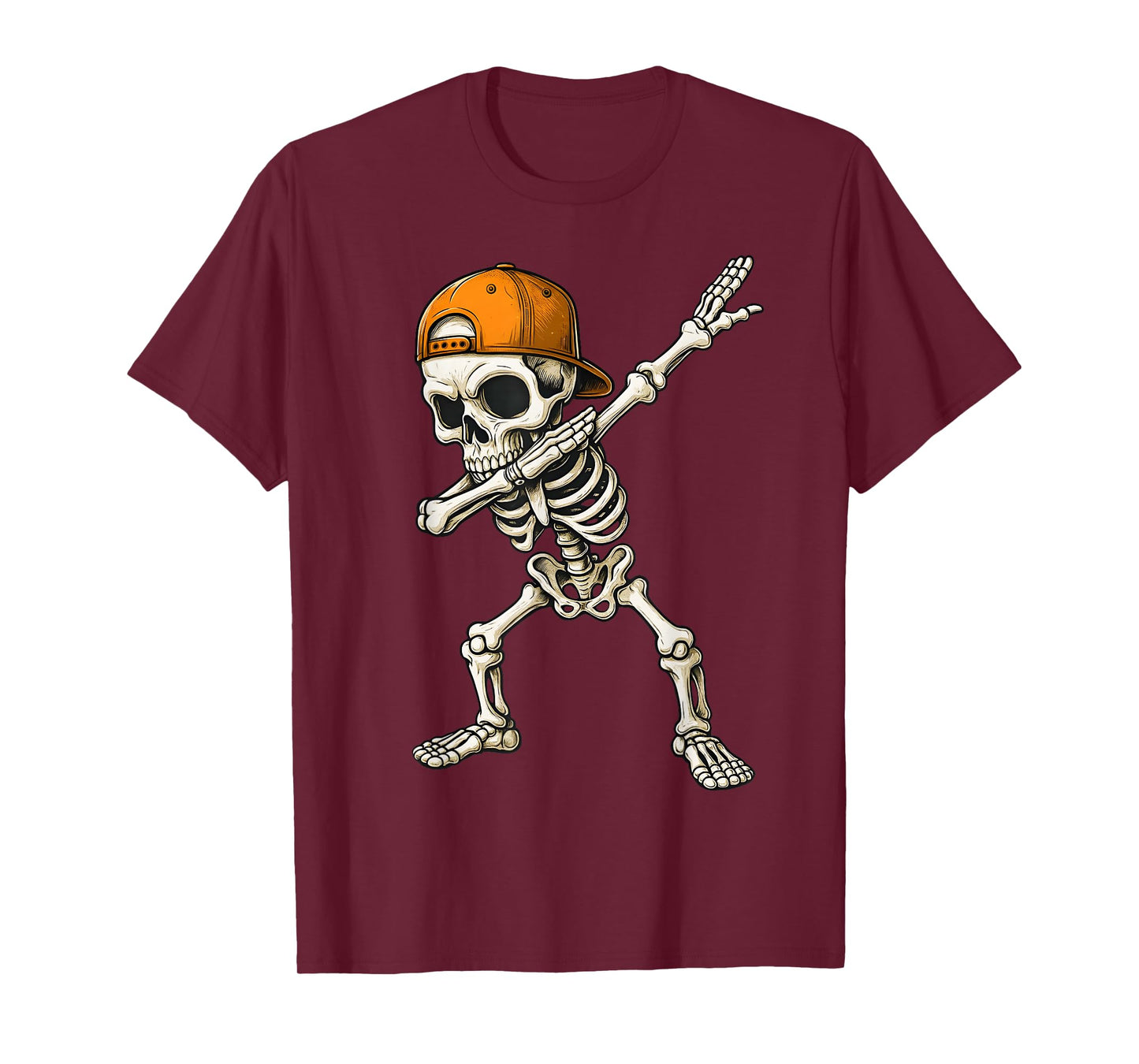 Skeleton Skull Halloween for Men Boys Teens Youth Kids T-Shirt