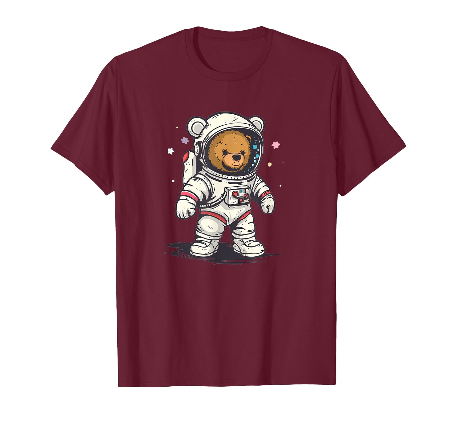Funny Space Teddy Costume for Bear and Astronaut Lovers T-Shirt