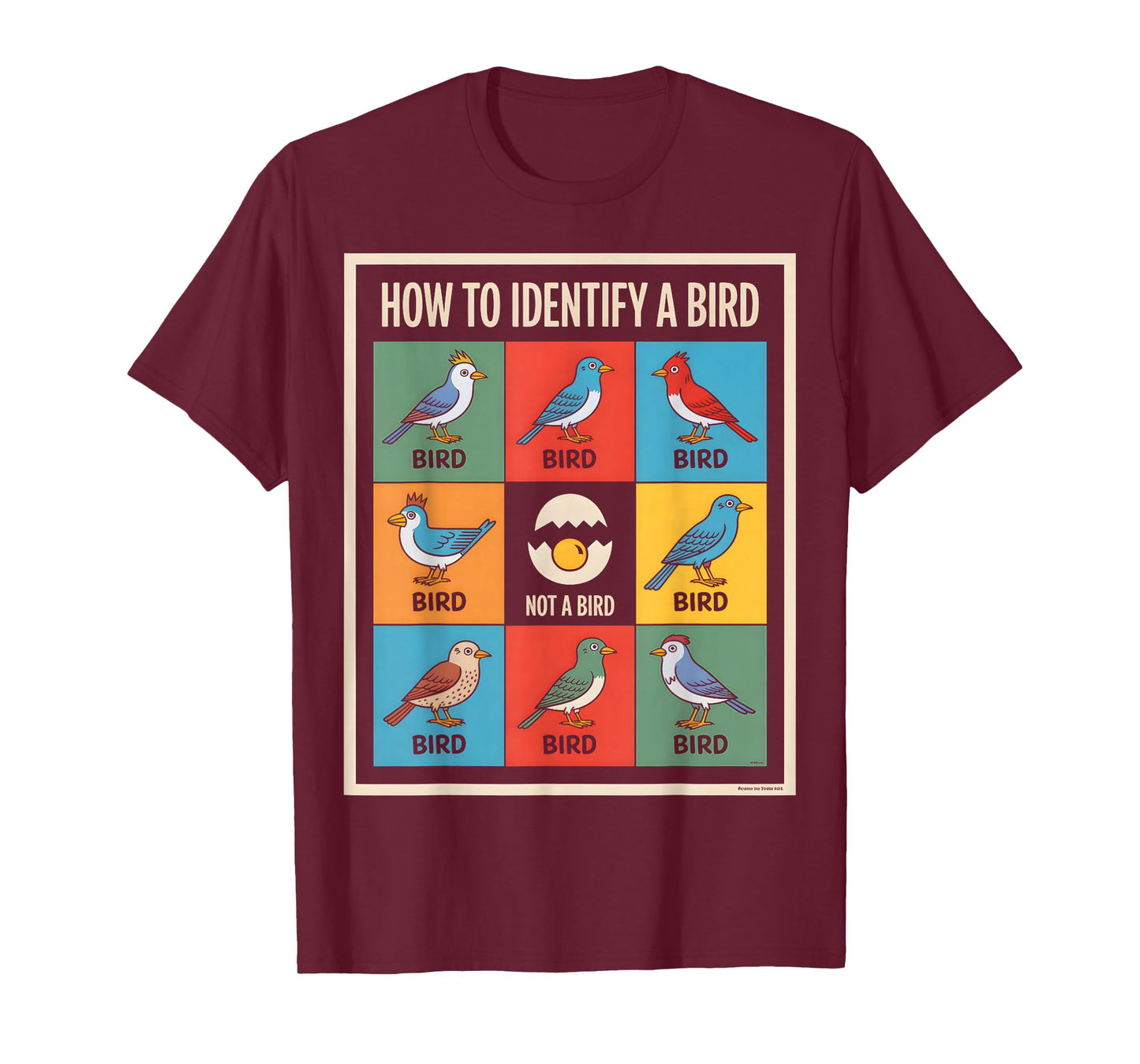 How to Identify Birds Funny Birdwatcher T-Shirt