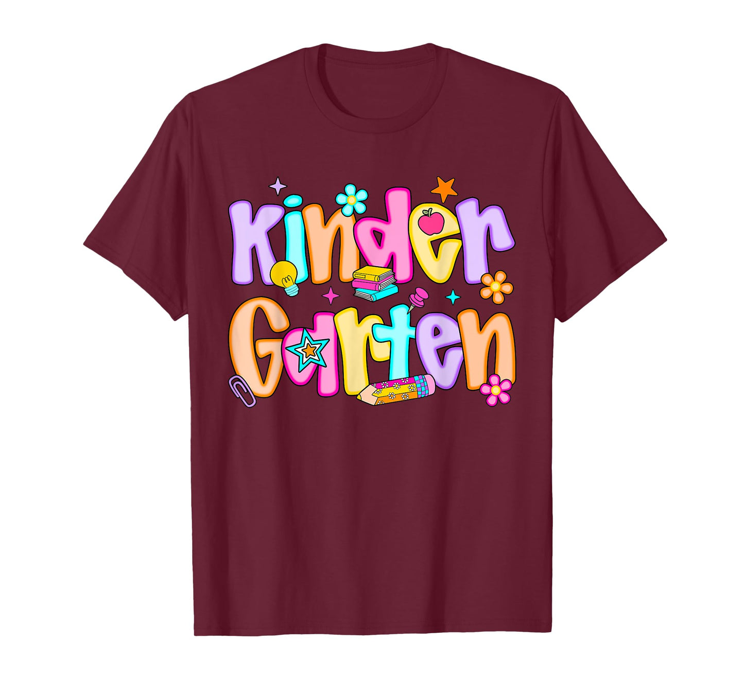 Preppy Kindergarten First Day Of School Teachers Girls Boys T-Shirt