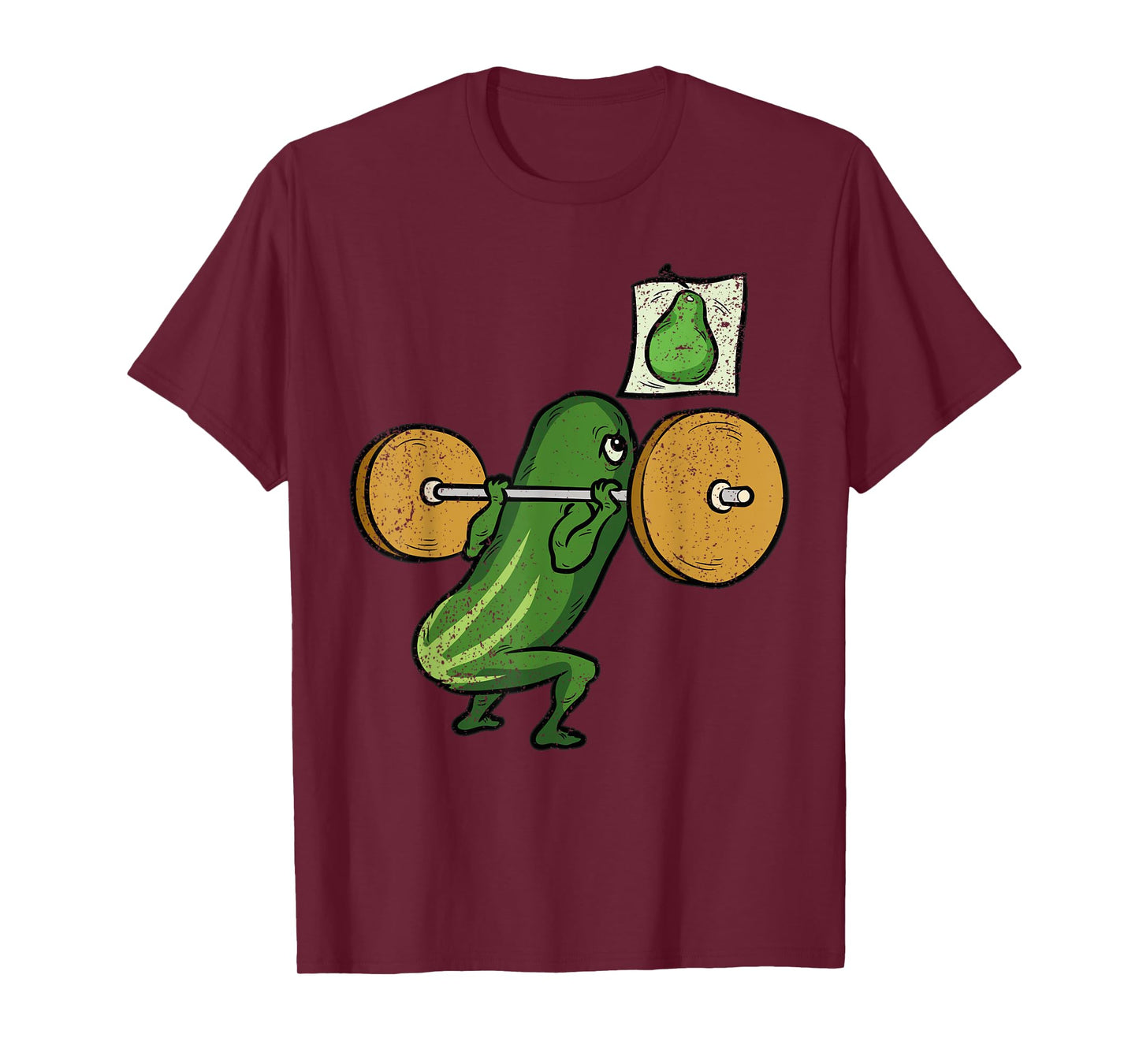 Cucumber Squat Halloween Funny Gym Workout Men Women Kids T-Shirt