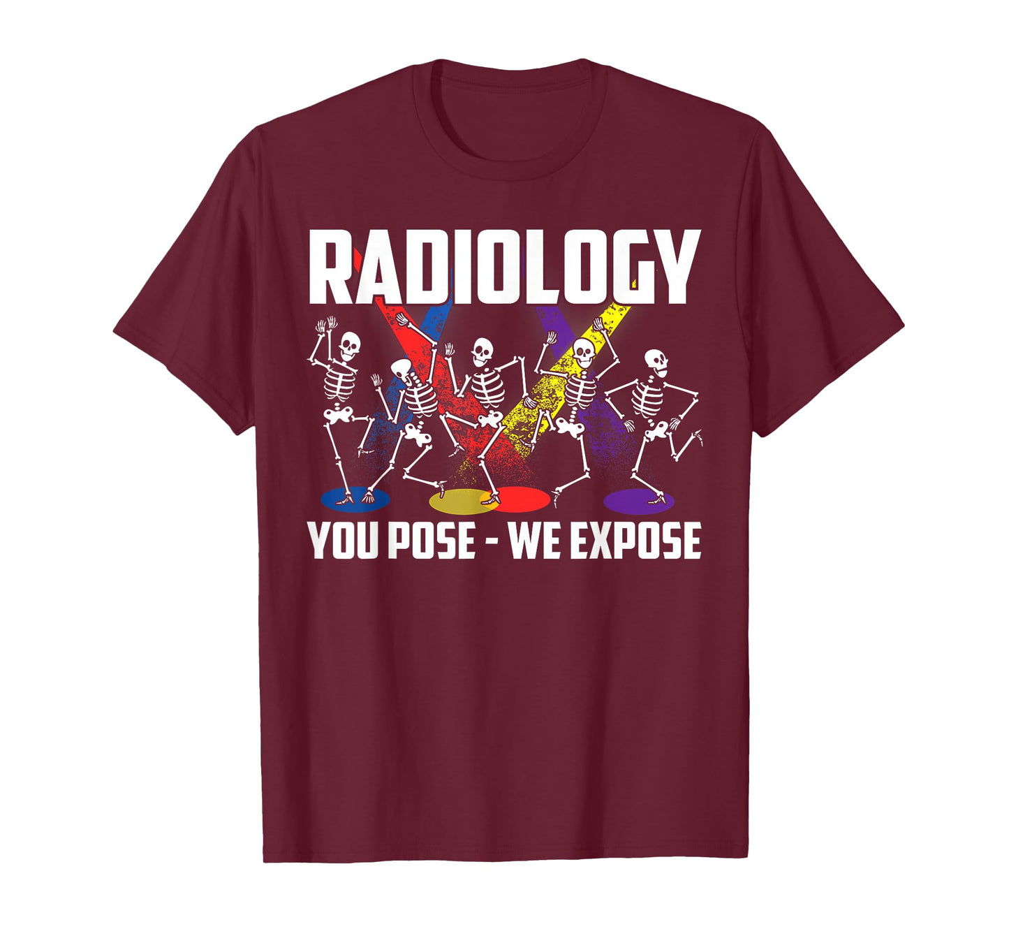 X-Ray Squad Skeleton Dance Funny Medical Tech Gift T-Shirt