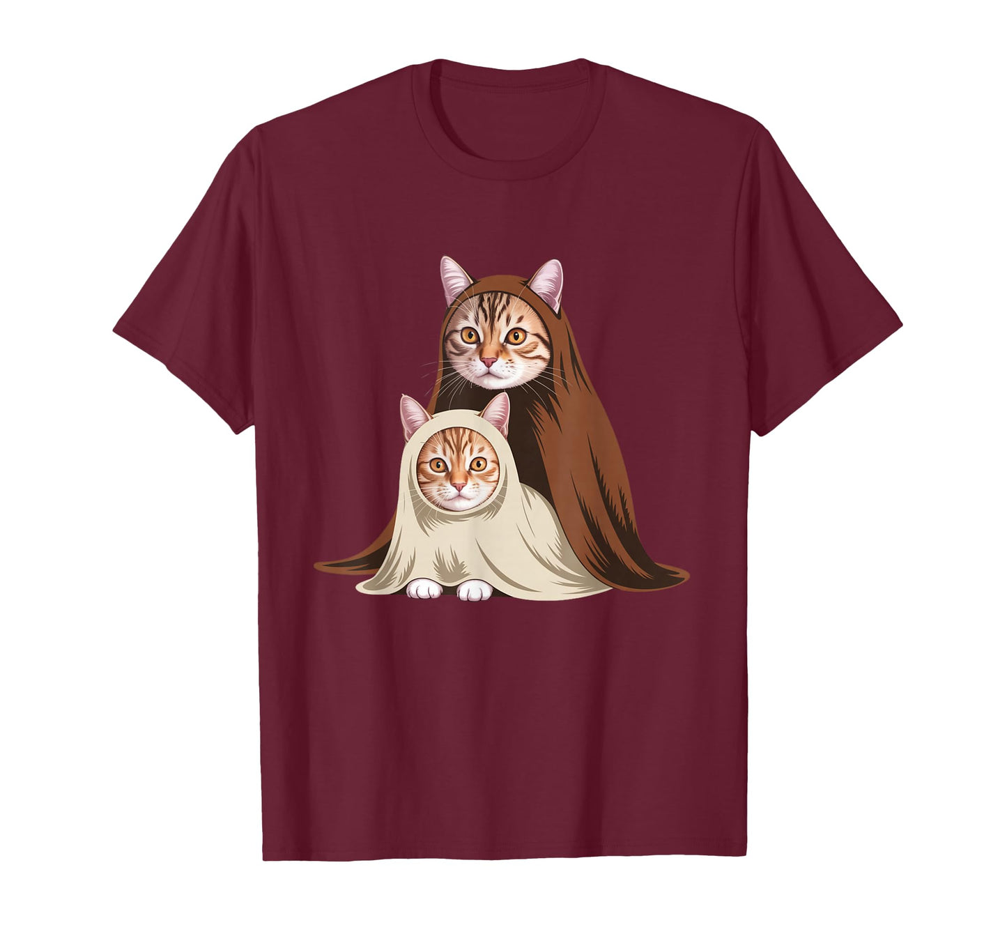 Vintage Ghost Cat Meme Halloween Haunted Pumpkin Design T-Shirt