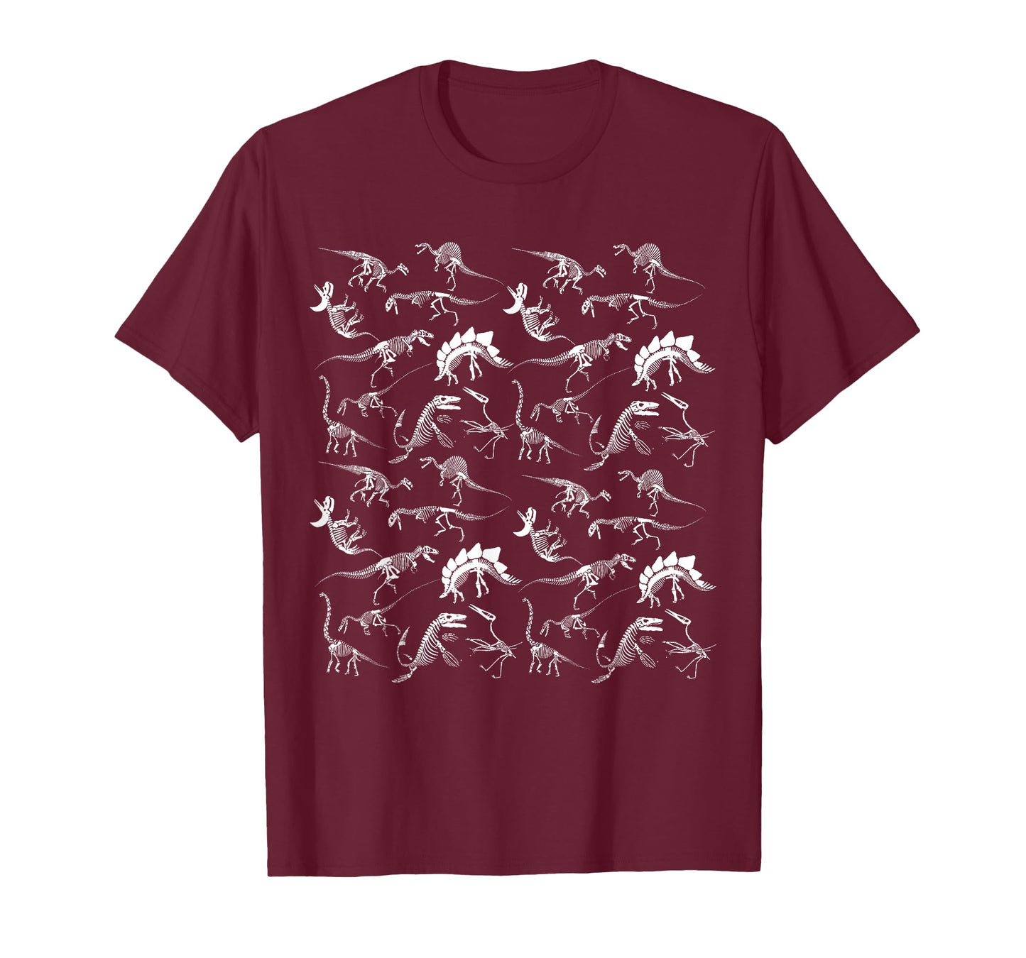 Dinosaur Skeleton Fossil Prehistoric Bones of Dinosaurs T-Shirt