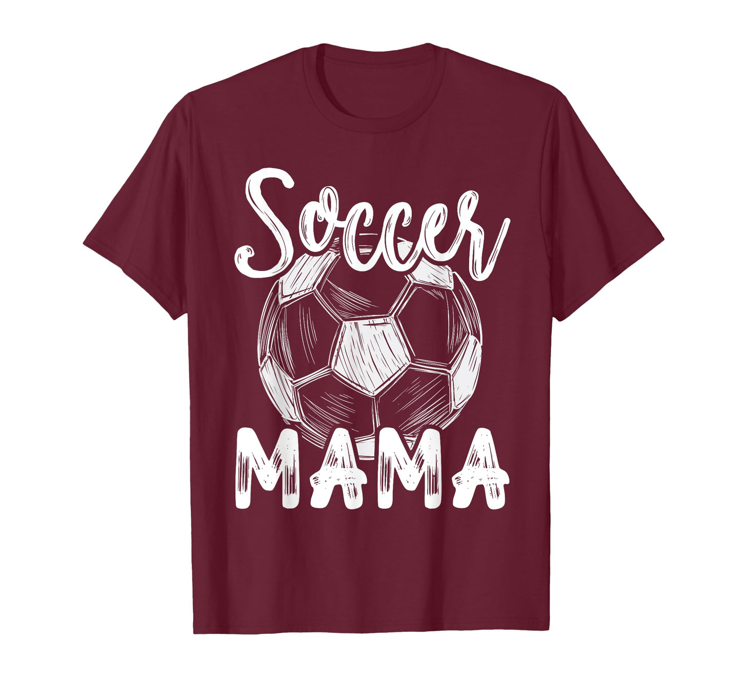 Soccer Mama Women Family Matching Team Player Soccer Ball T-Shirt