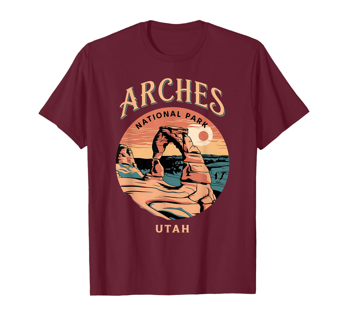 Hiking Camping Adventure Explorer Arches National Park Utah T-Shirt