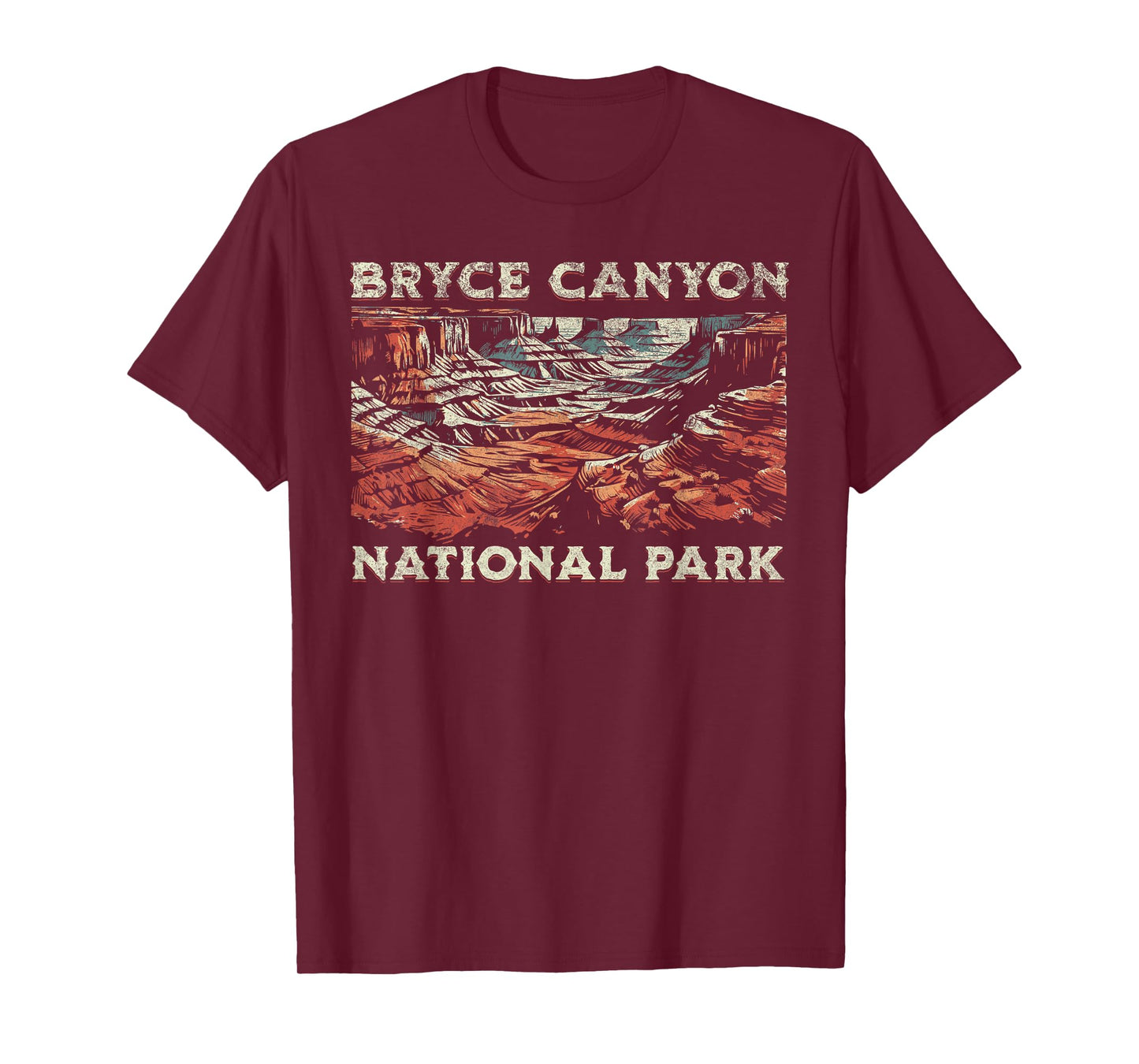 Bryce Canyon National Park T-Shirt, Small, Grey