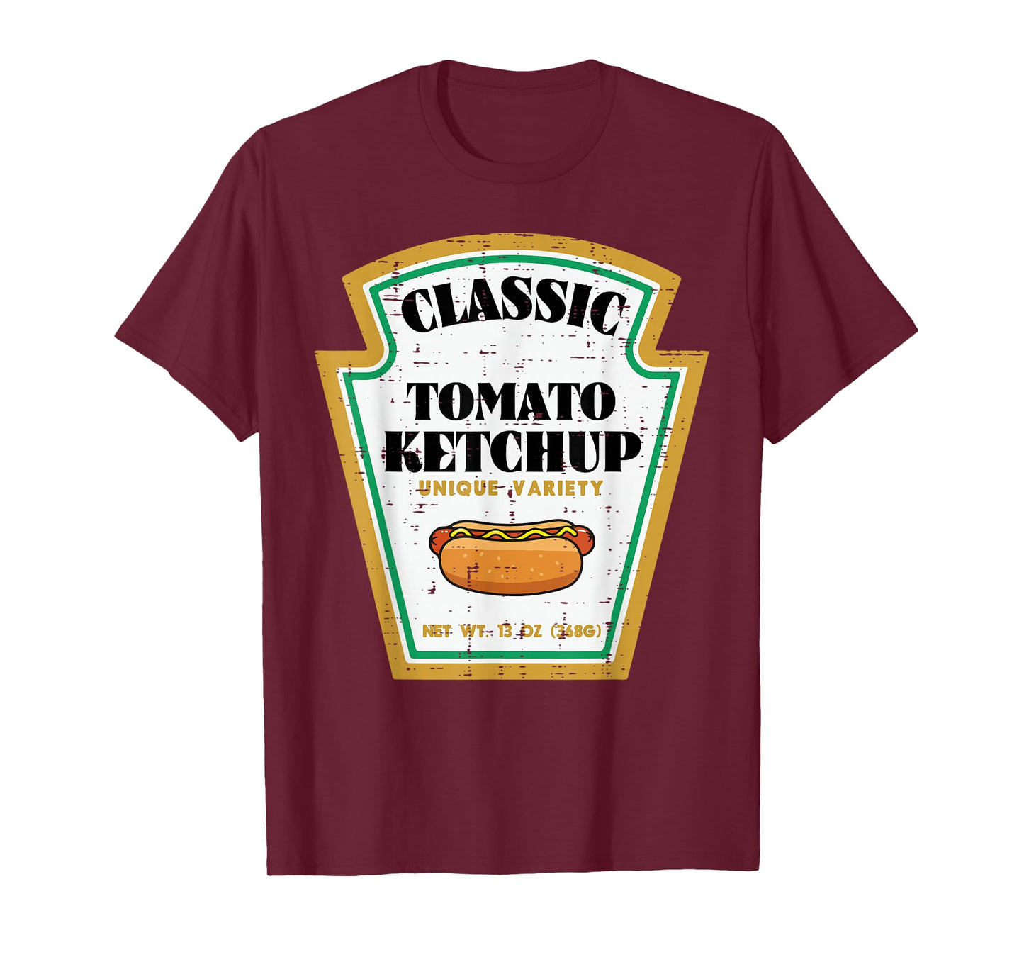Halloween Classic Tomato Ketchup Condiment Costume Men Women T-Shirt