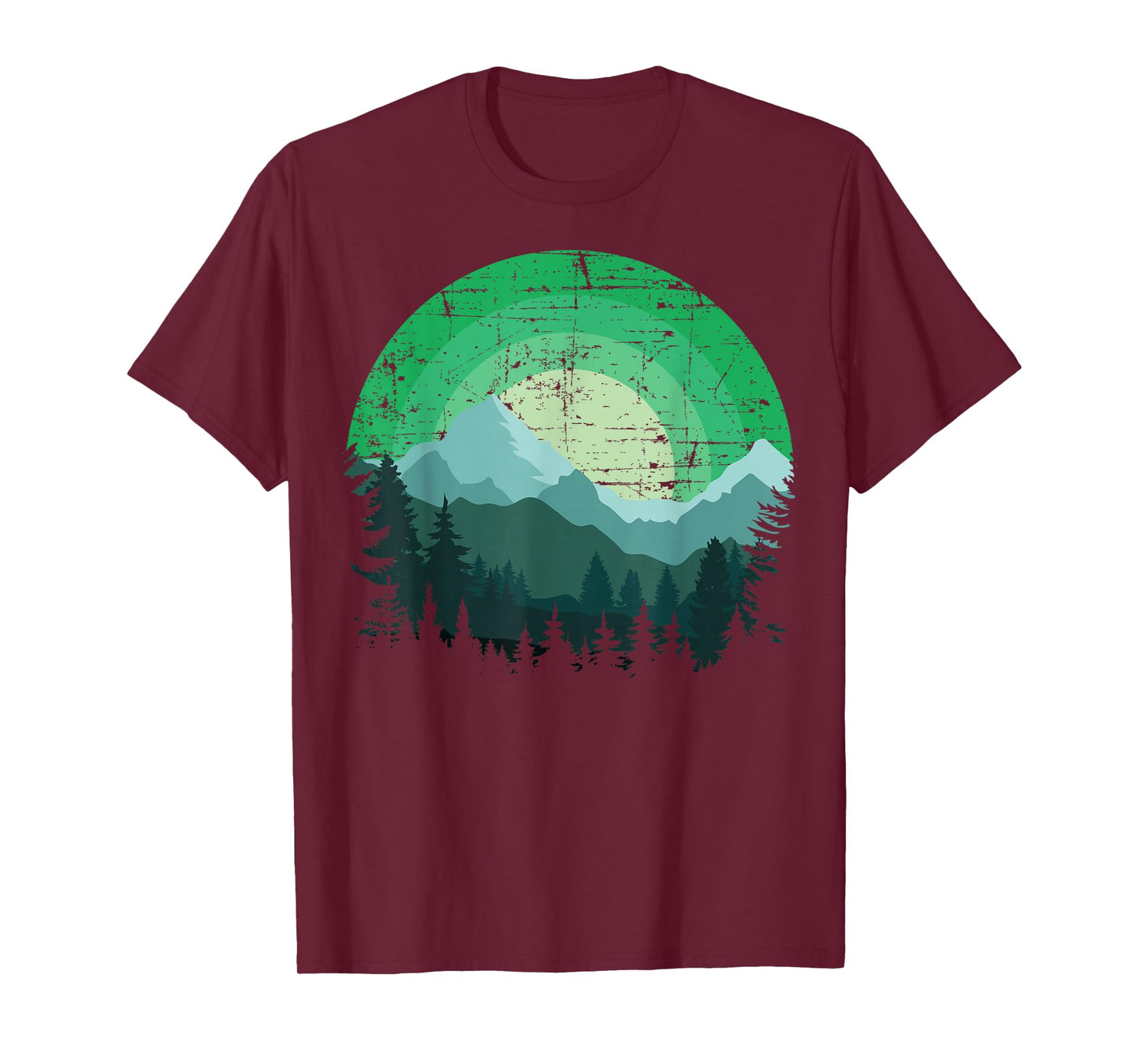 Timeless Mountain, Nature Trees and Forest T-Shirt