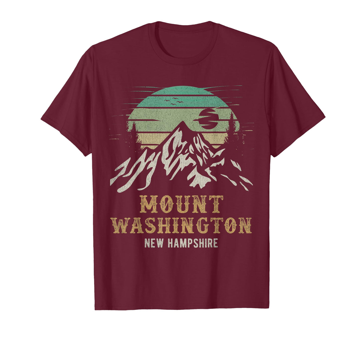 Retro Mount Washington NH Merchandise Hiking Mt Washington T-Shirt