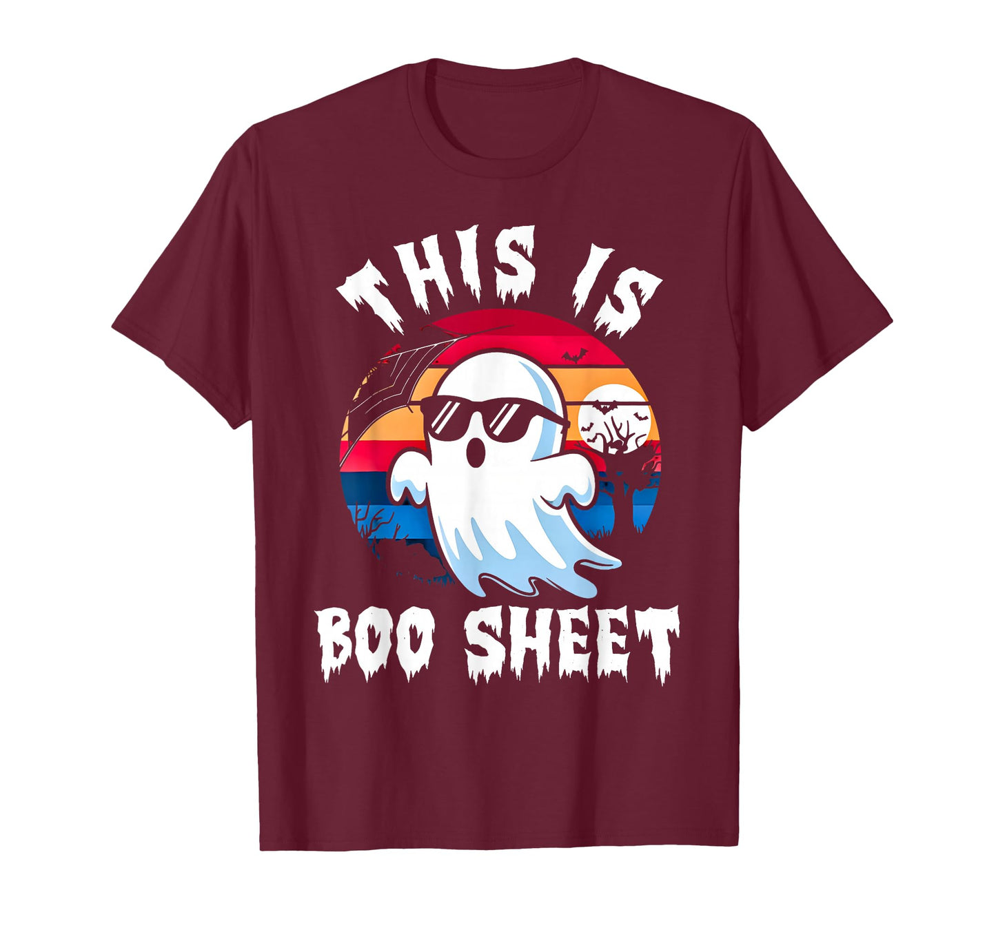 This is Boo Sheet Boo Ghost Halloween Men Women Kids T-Shirt