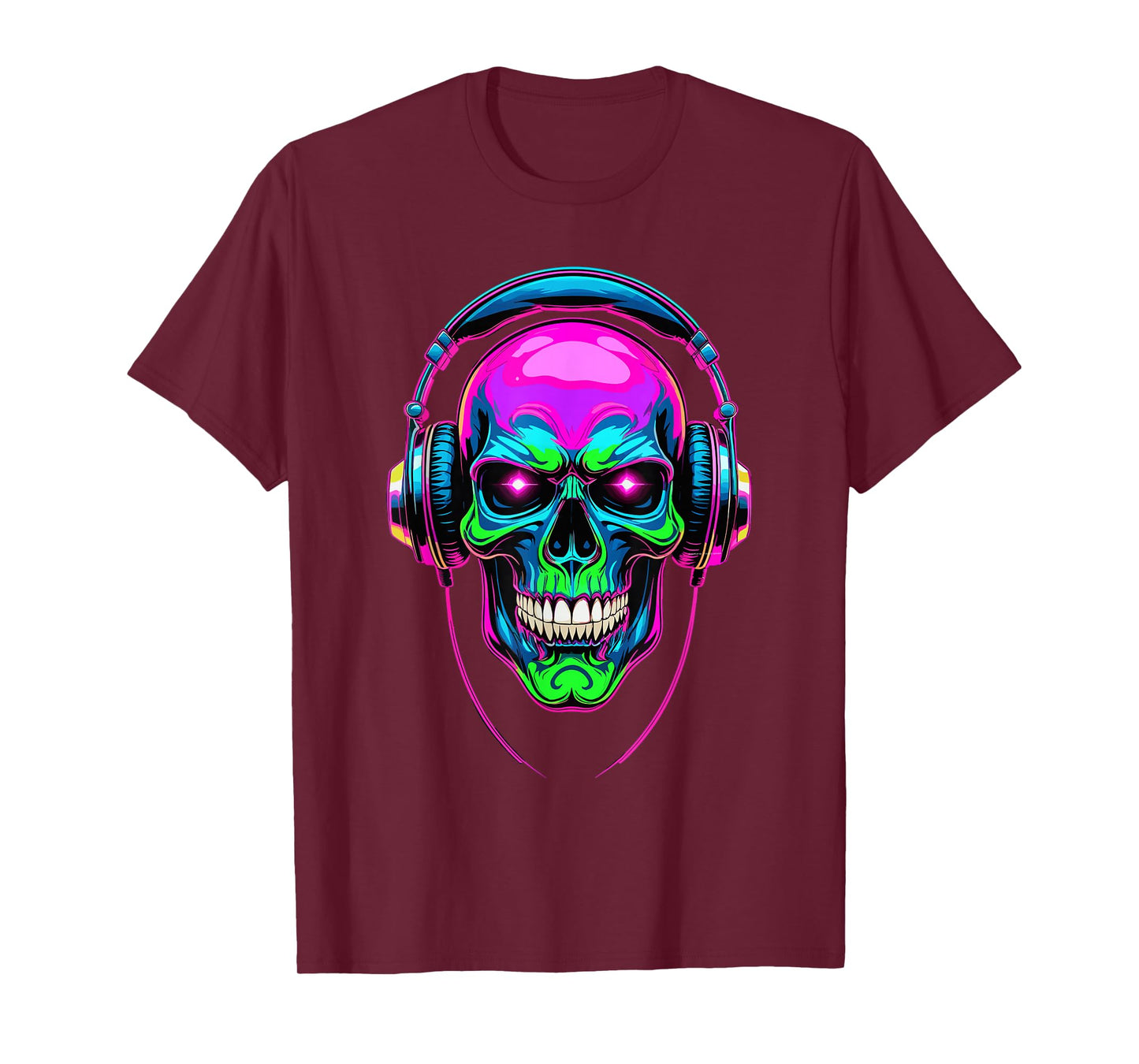 Neo Skull Headphones T-Shirt