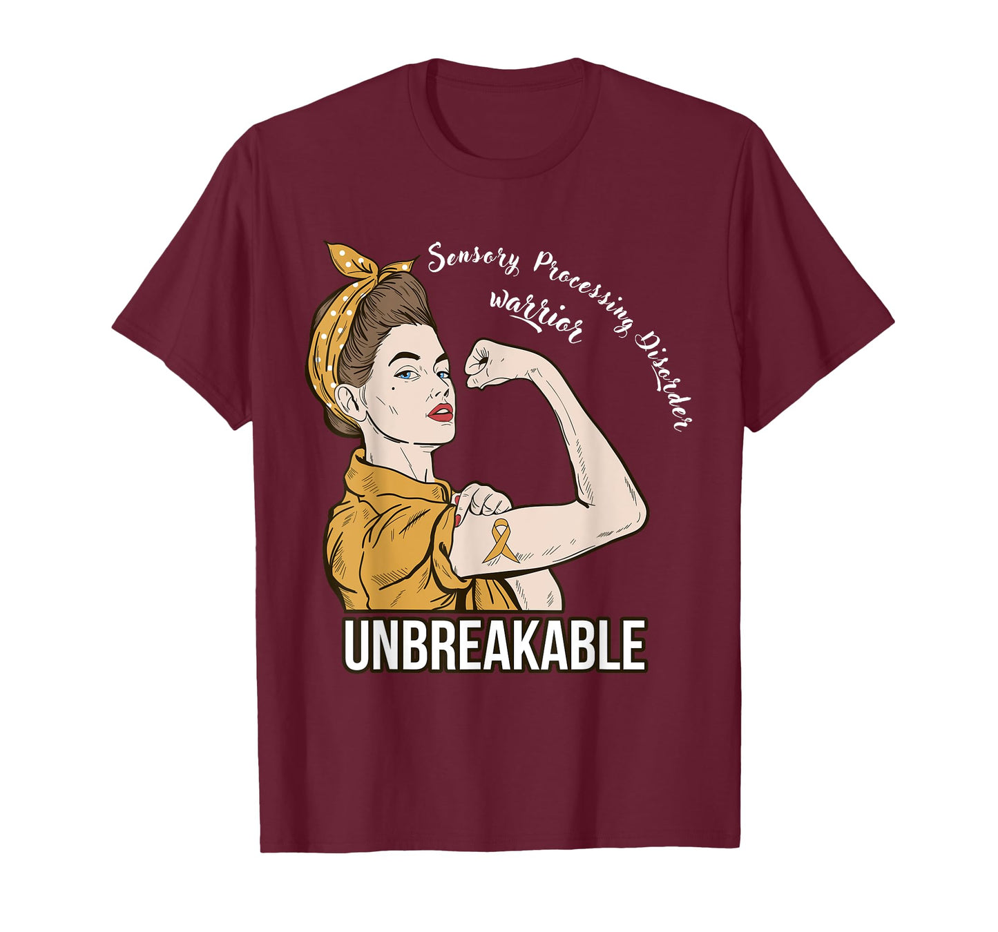 Sensory Processing Disorder Awareness Warrior SPD Support T-Shirt