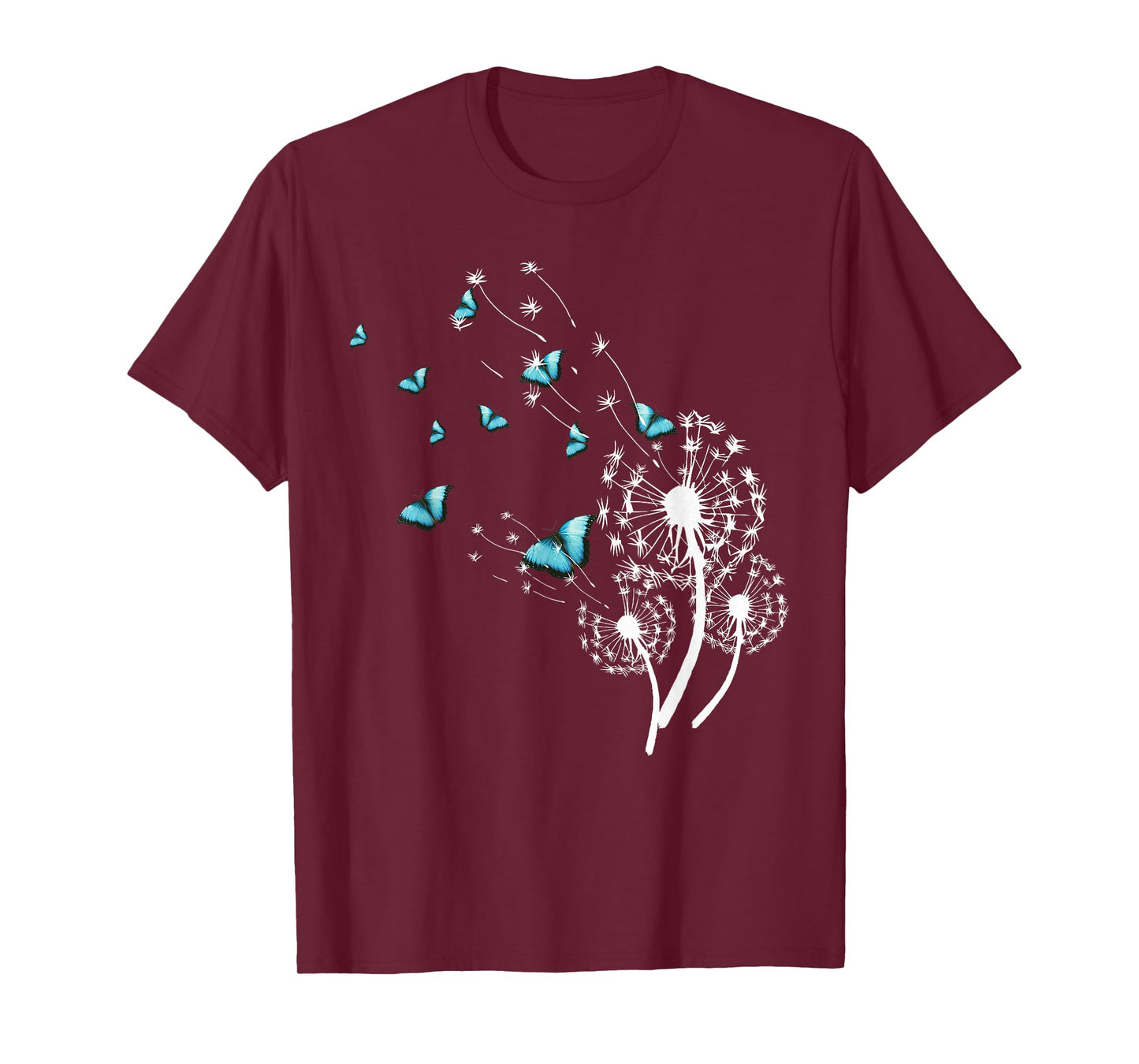 Dandelion and Butterflies Design for Women Dandelion T-Shirt
