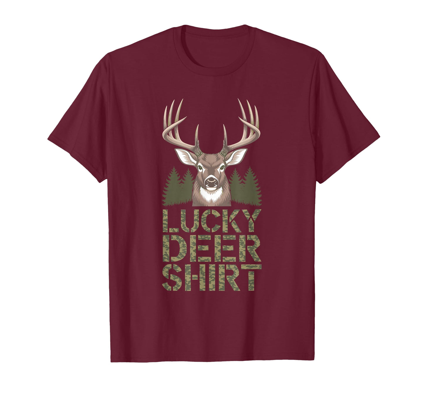 Lucky Deer Graphic Tee for Nature Lovers T-Shirt