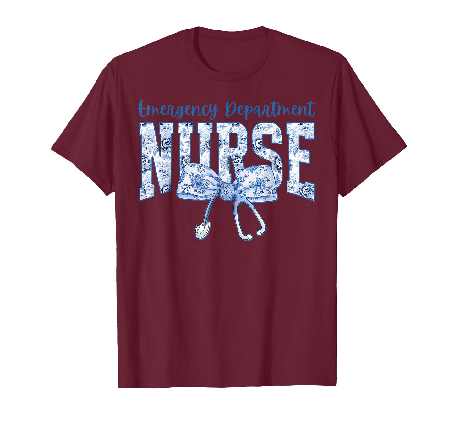 Emergency Department Nurse Coquette Bow ER Emergency Room T-Shirt