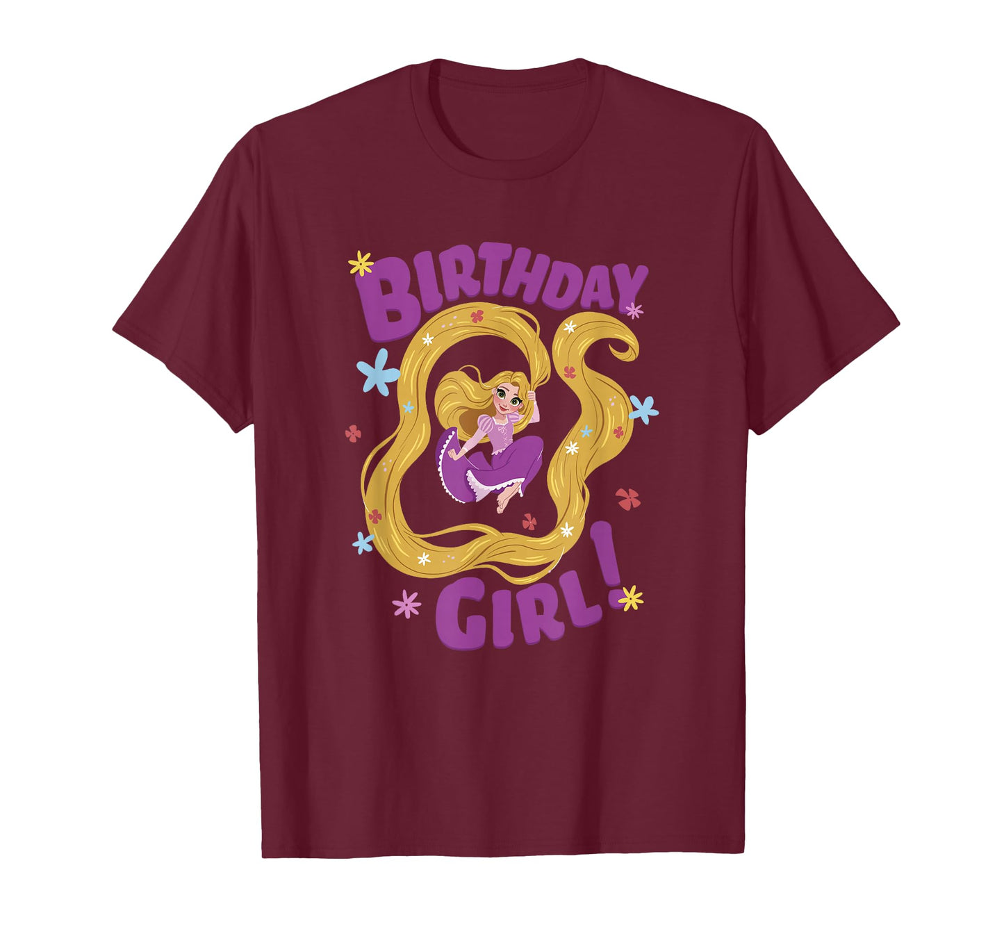 Disney Tangled Birthday Girl Adventurous Rapunzel T-Shirt
