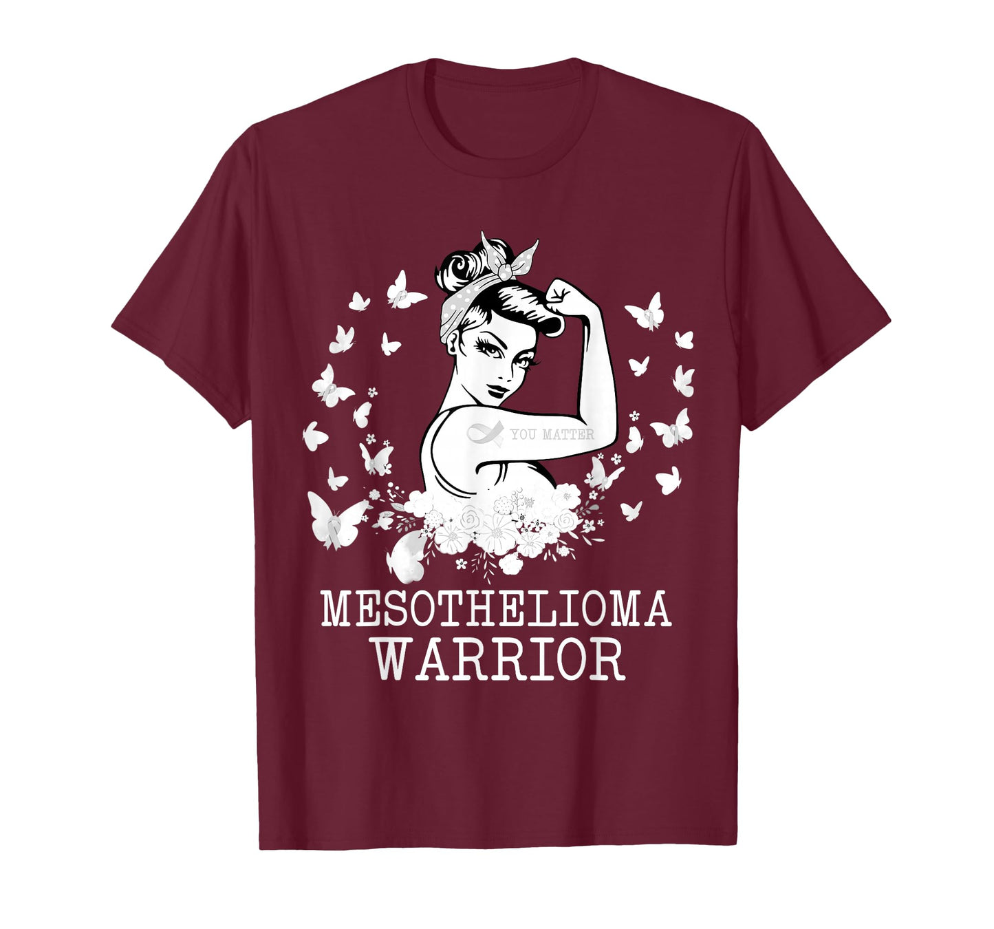 Mesothelioma Warrior For Women Men, Mesothelioma Awareness T-Shirt